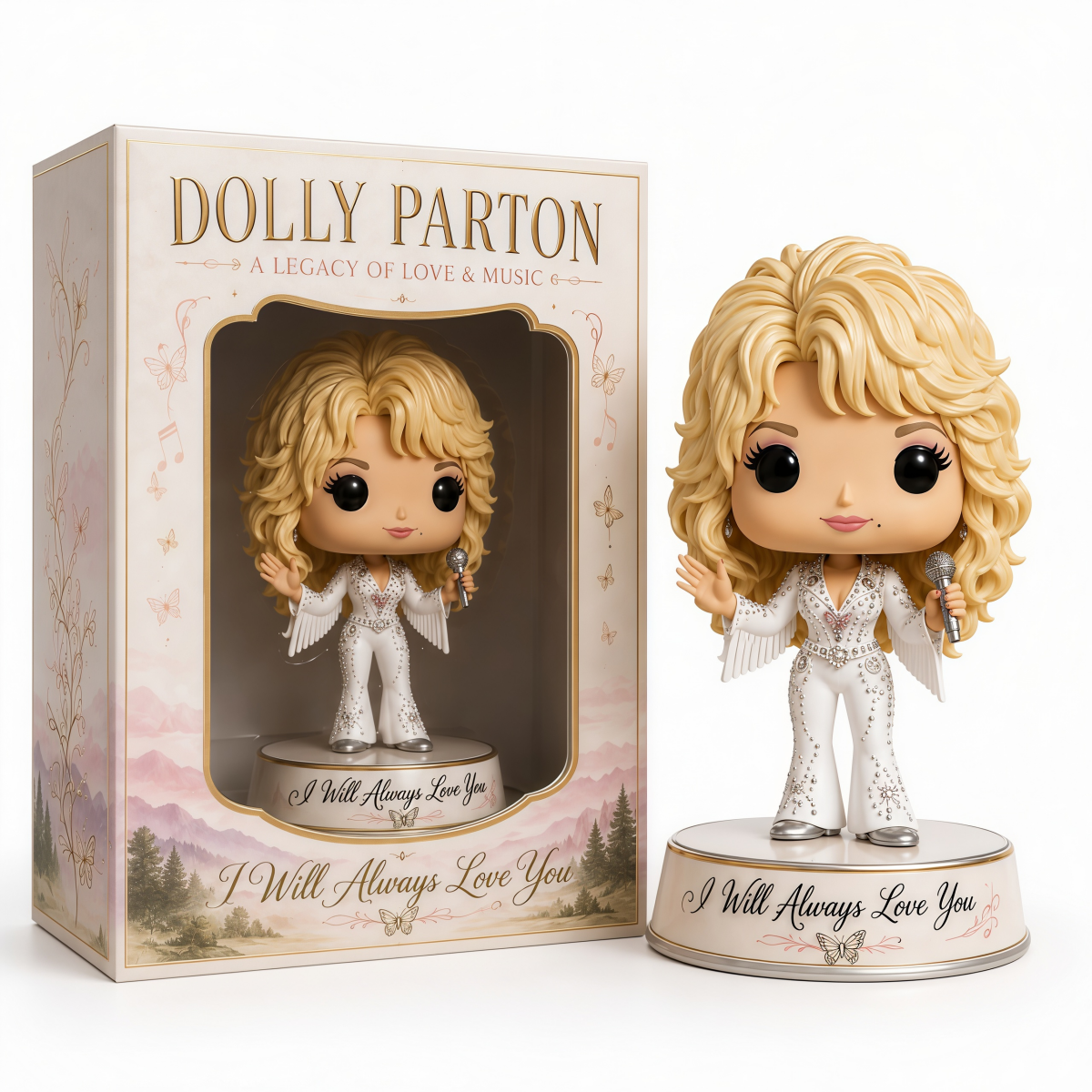 Dolly “I Will Always Love You” Forever in Our Hearts Collector Figure