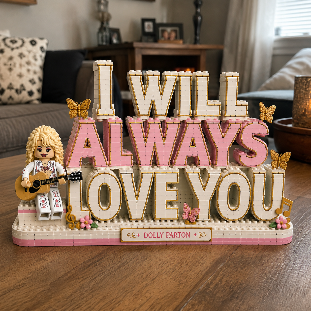 Dolly “I Will Always Love You” Forever in Our Hearts Building Block Set