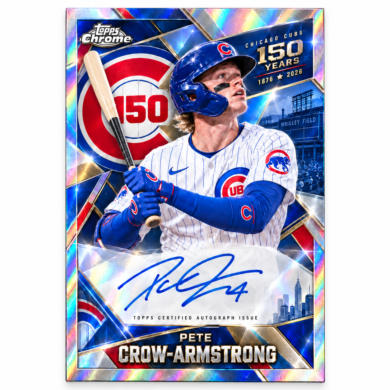 Fly the W! Chicago 150th Anniversary Trading Card Hobby Box