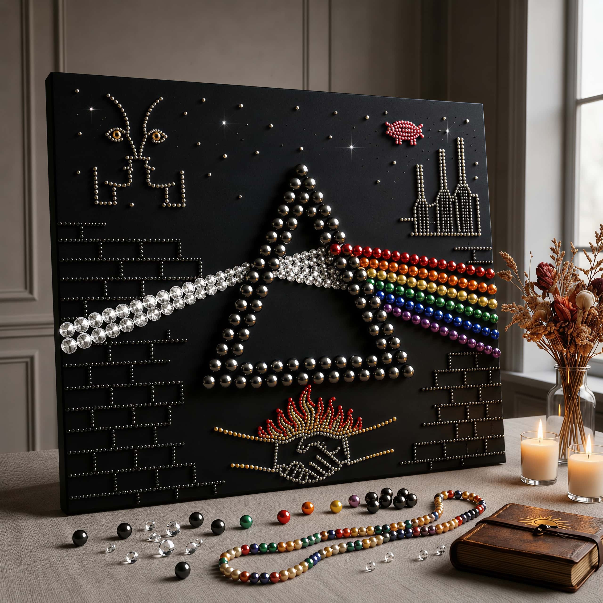 PF 60th Anniversary Edition DIY Beaded Art Kit Pearl Painting