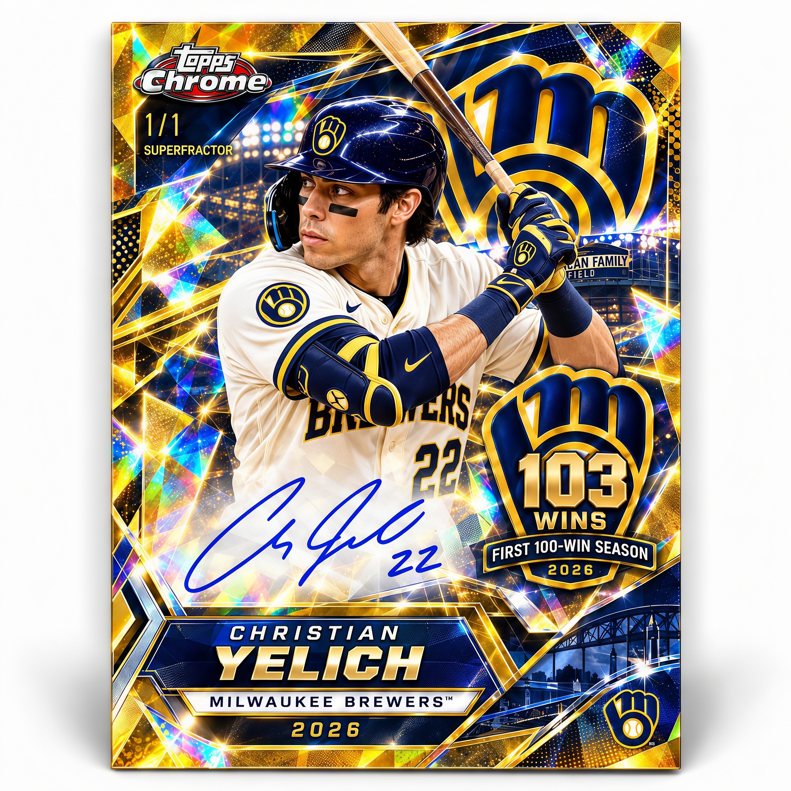This Is My Crew! Brewers First 100-Win Season Trading Card  Hobby Box