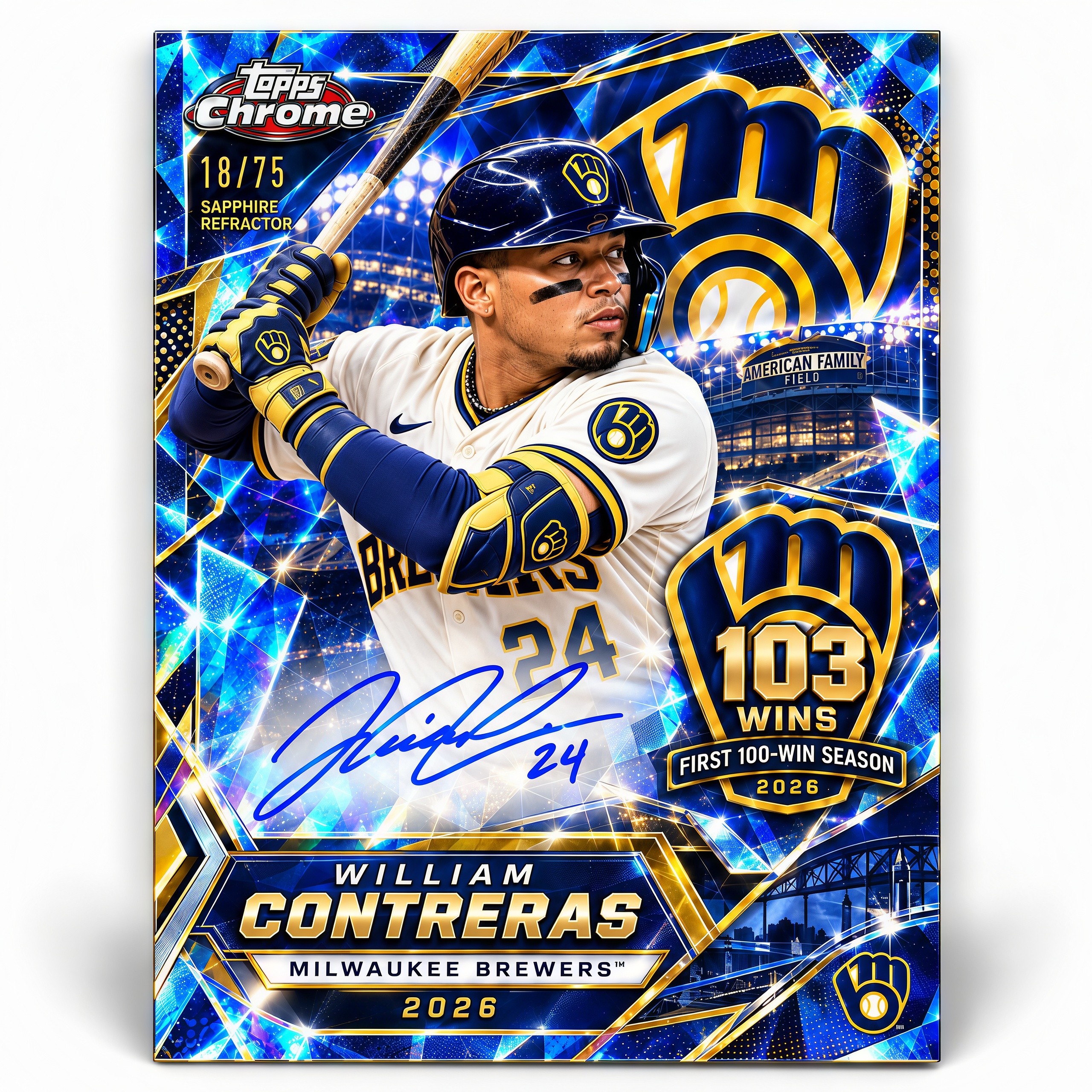 This Is My Crew! Brewers First 100-Win Season Trading Card  Hobby Box