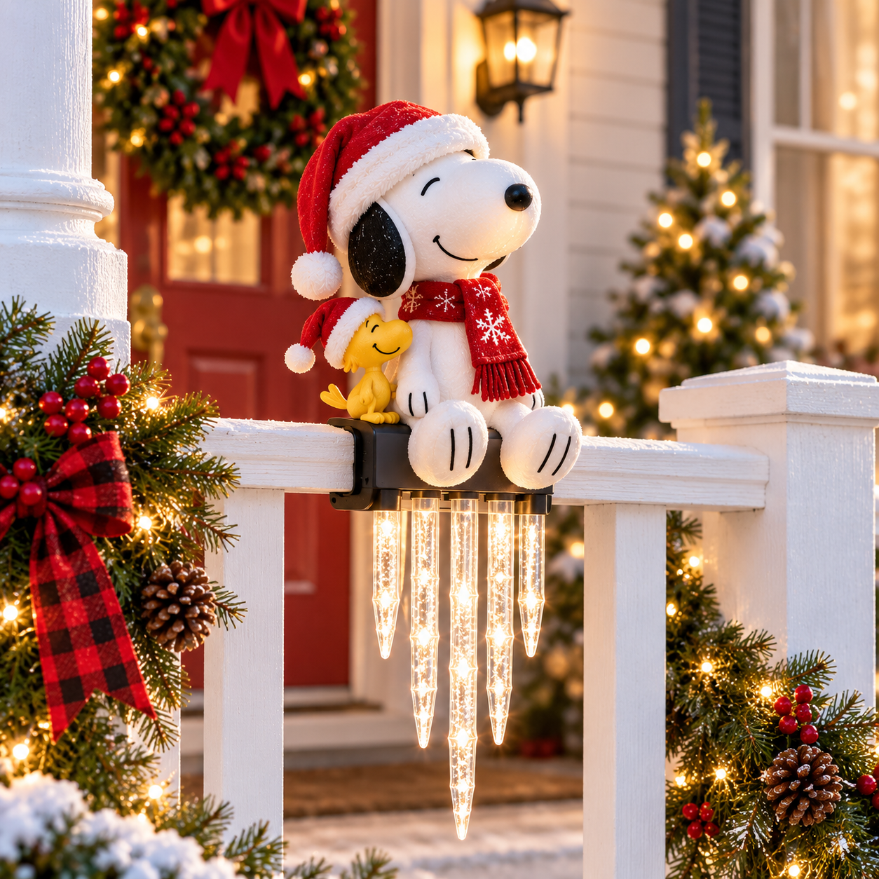 World-Famous Beagles Icicle Light Decor