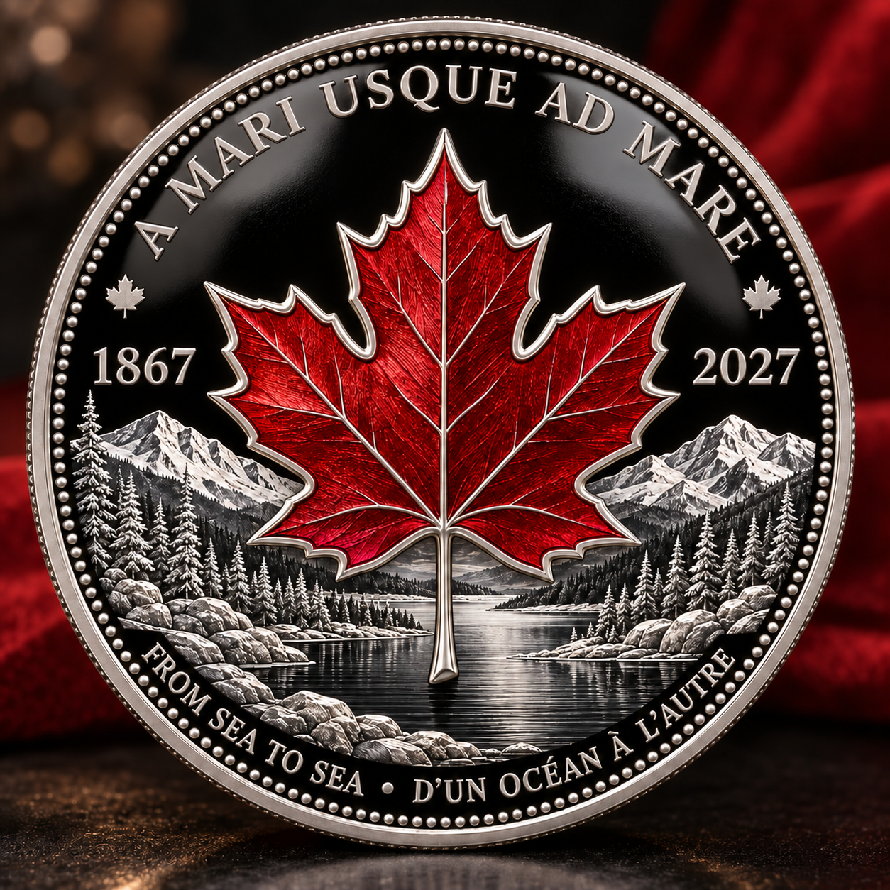 Canada’s 160th Anniversary “A Mari Usque Ad Mare” Commemorative Coin