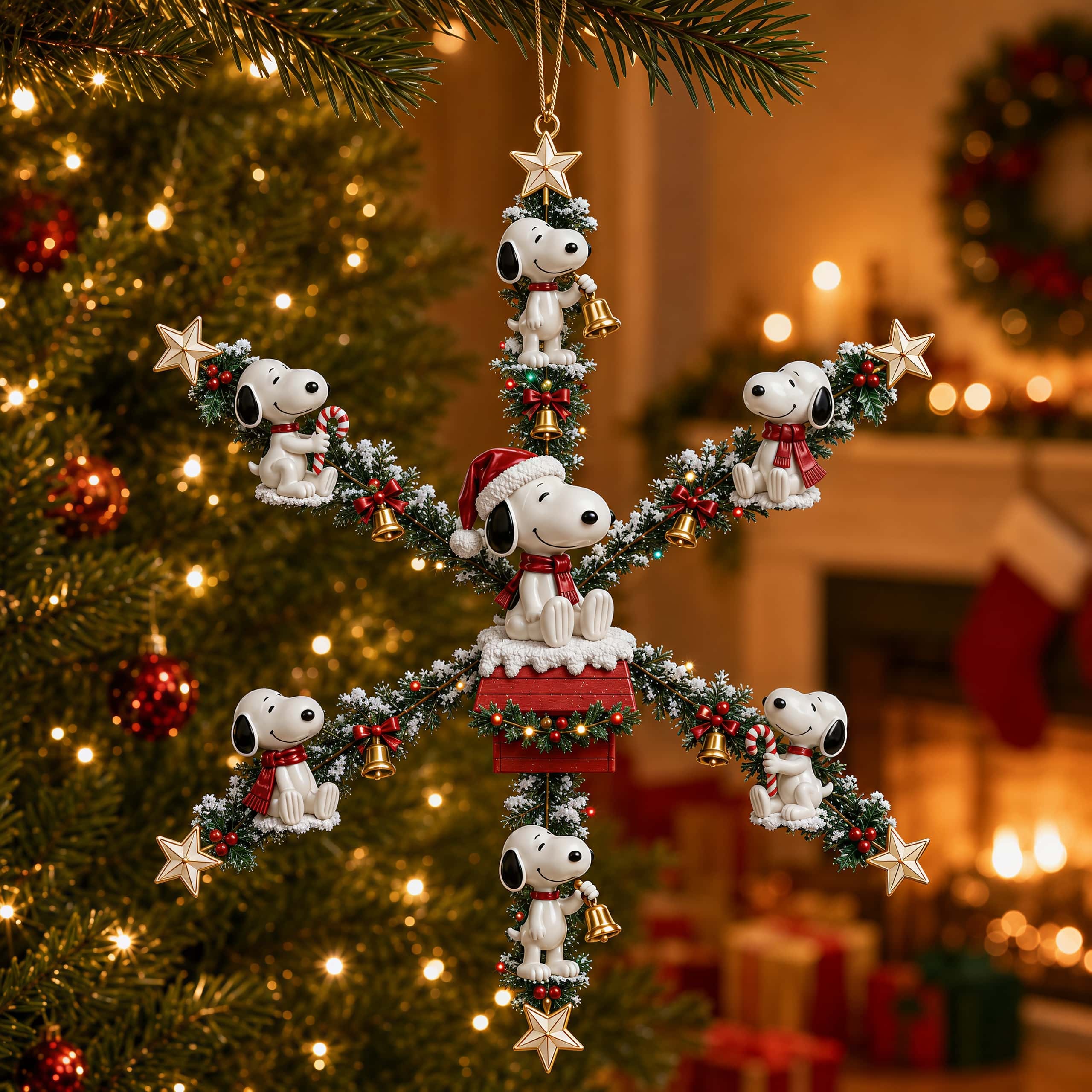 The World-Famous Beagle Christmas Snowflake Ornament – Holiday Collector Edition