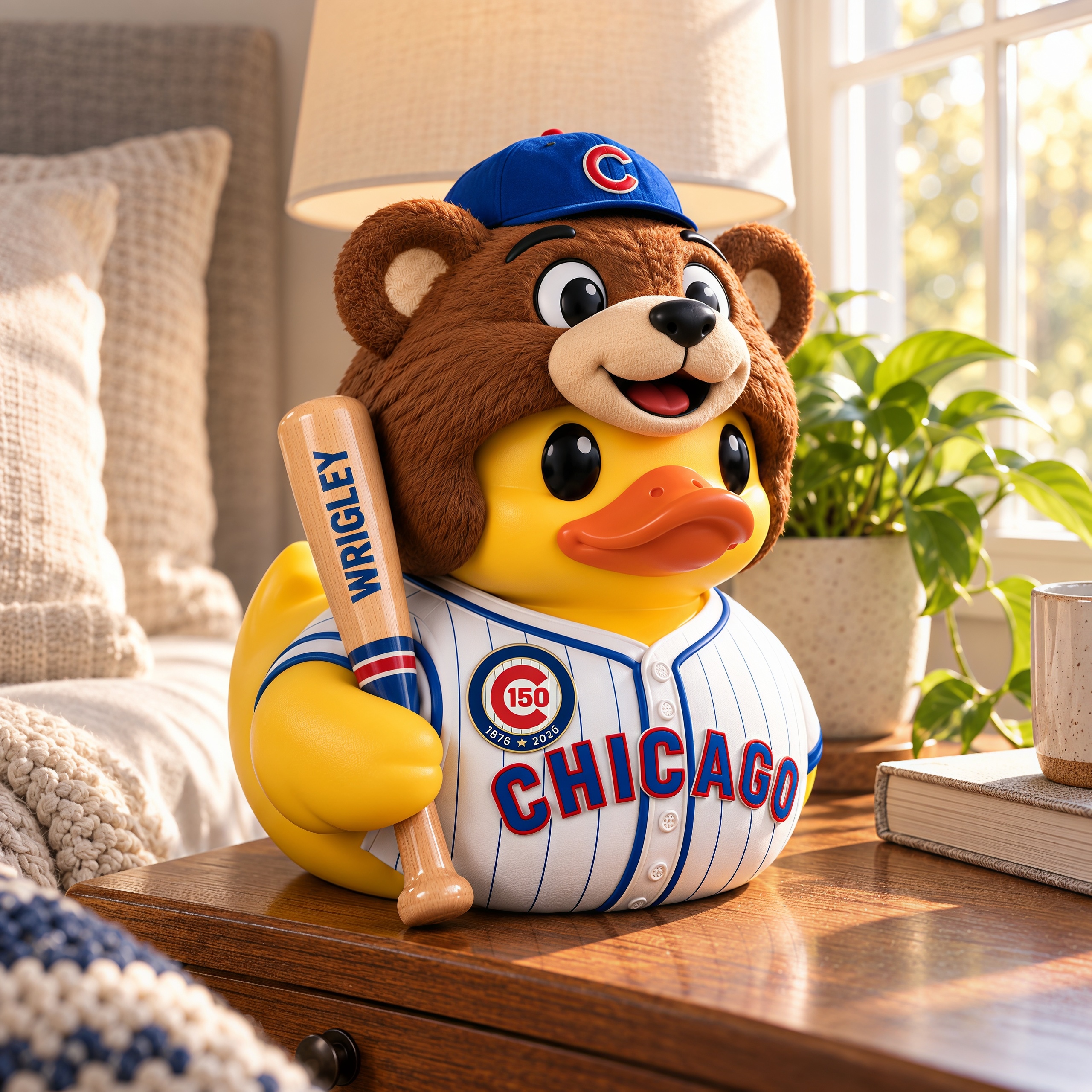 Go Cubs Go! Chicago Clark 150th Anniversary Duck