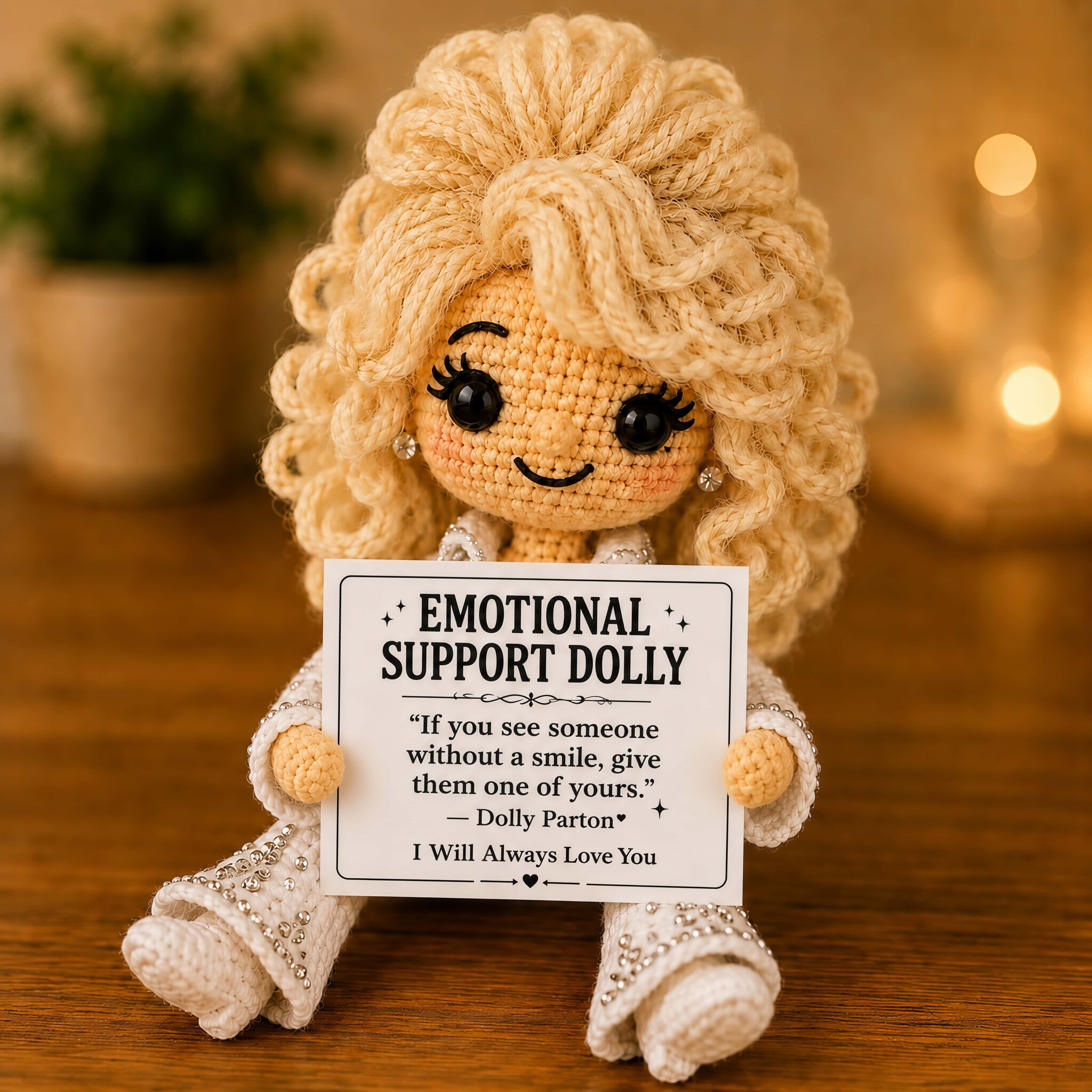 I Will Always Love You – Dolly Inspired Emotional Support Doll