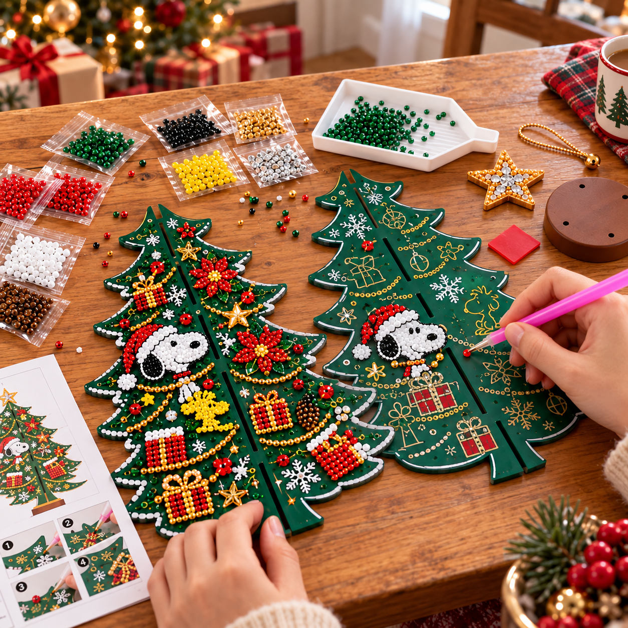 Woodstock DIY Christmas Tree Art Kit