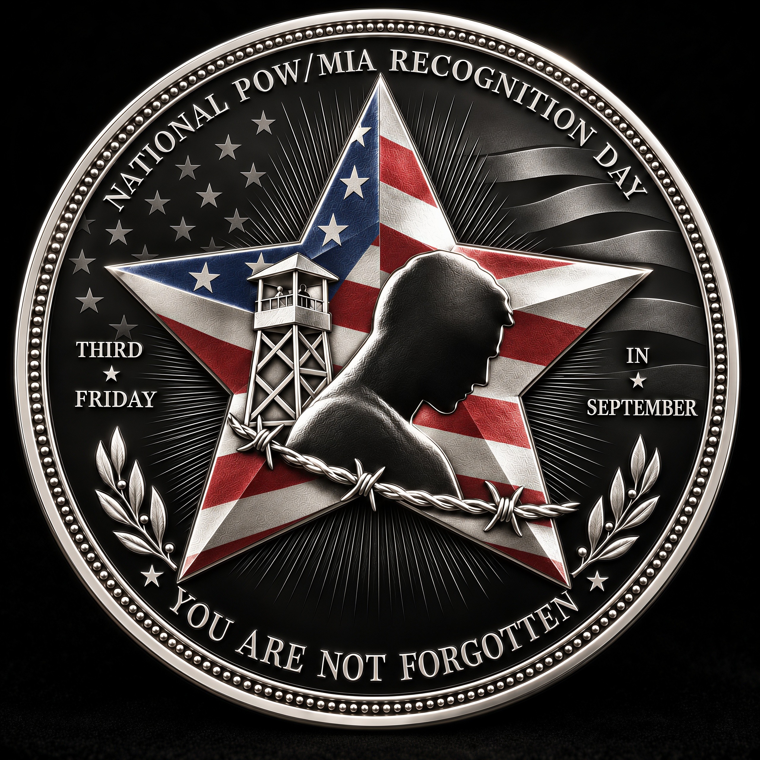Third Friday in September POW/MIA Commemorative Coin
