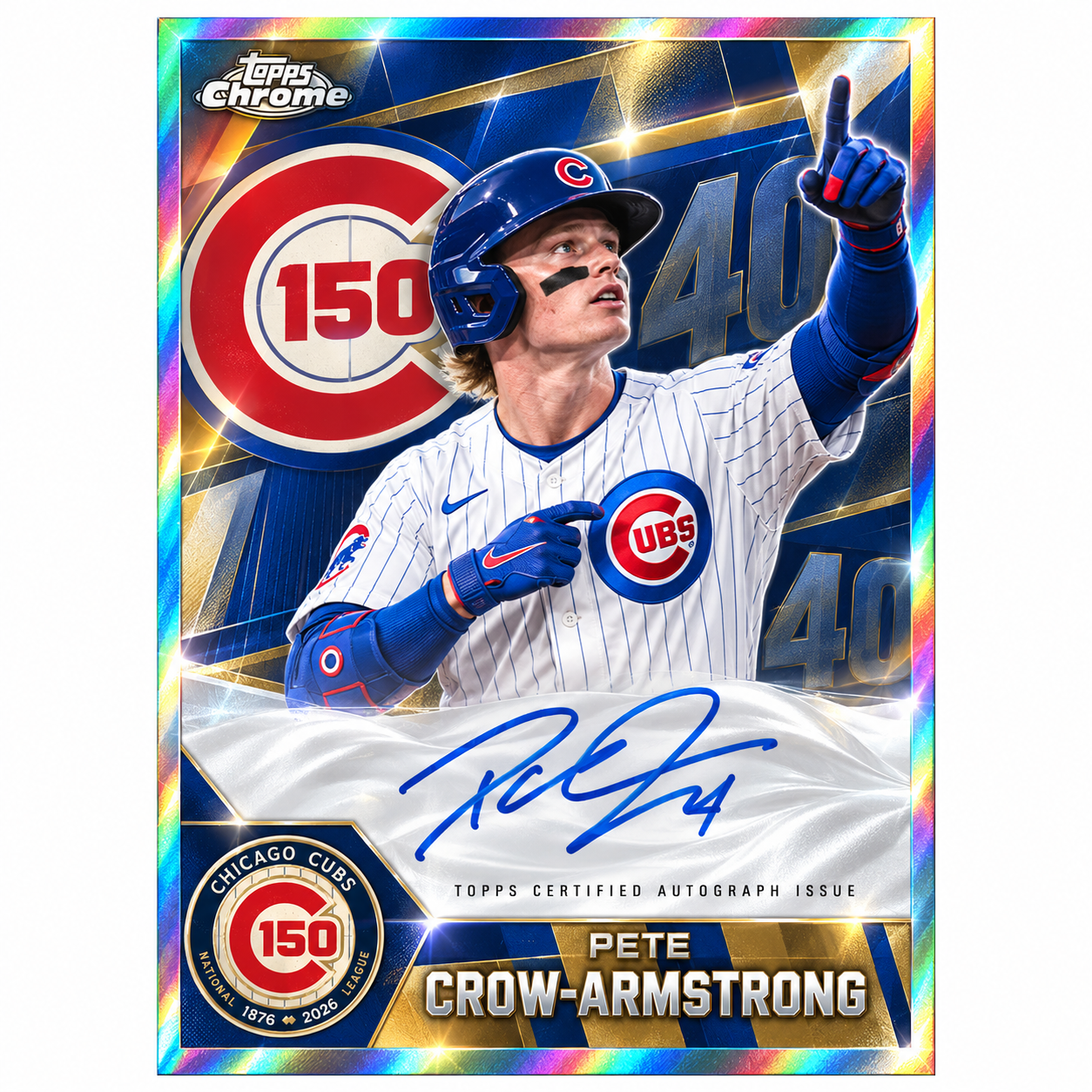 Fly the W! Chicago 150th Anniversary Trading Card Hobby Box