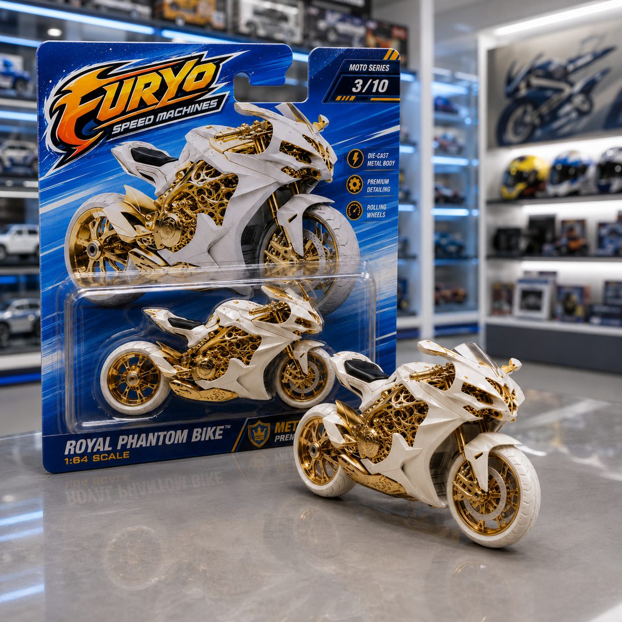 Ride Like Royalty — Royal Phantom Collector Motorcycle
