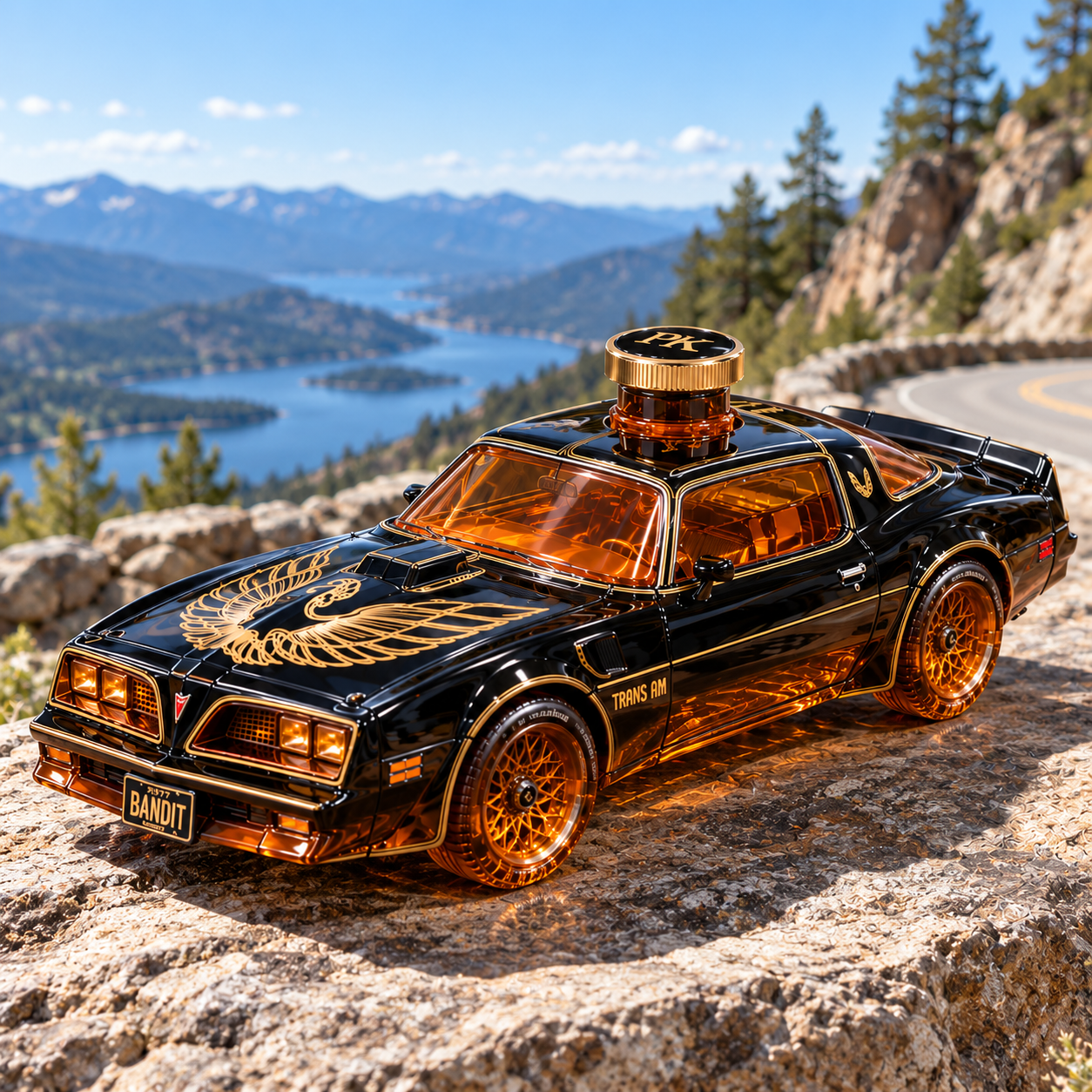 “Smokey and the Bandit” 50th Anniversary Whiskey Bottle
