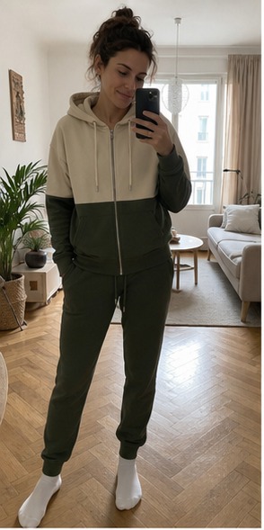 Inspiration française avec la tenue, vue 1