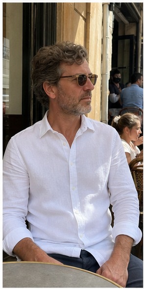 Inspiration française avec la tenue, vue 1