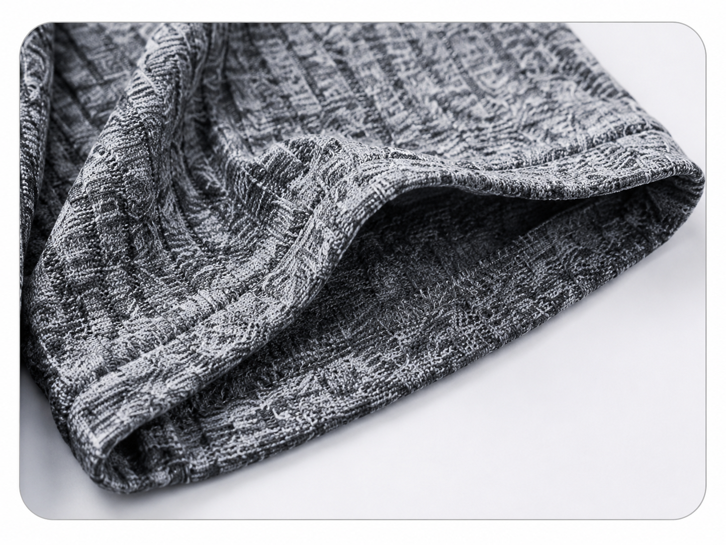 Hem and drape detail