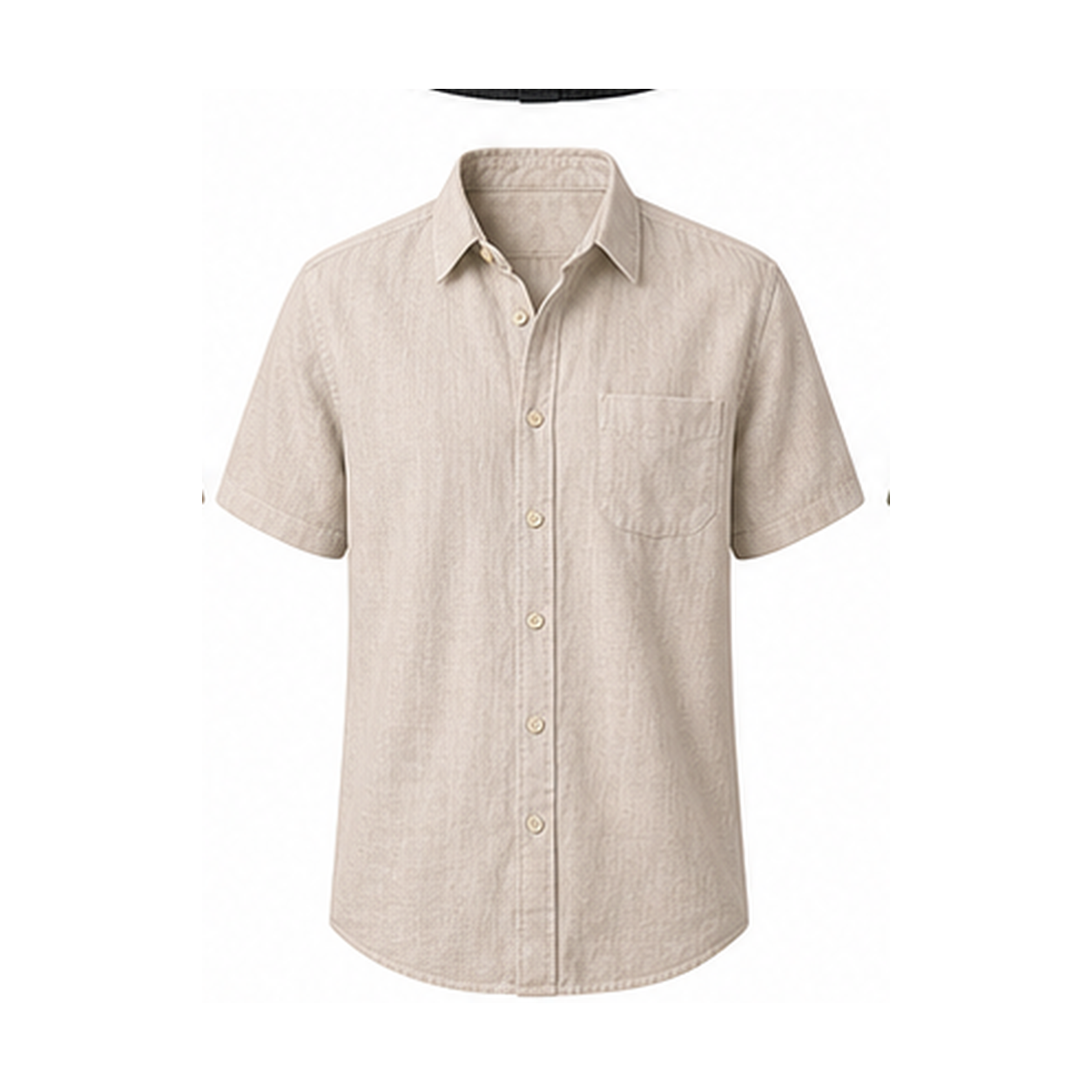 ⏰Clearance Sale⚡12-Pack for $36.99⚡Men's Lightweight Linen Blend Short Sleeve Button Down Shirt
