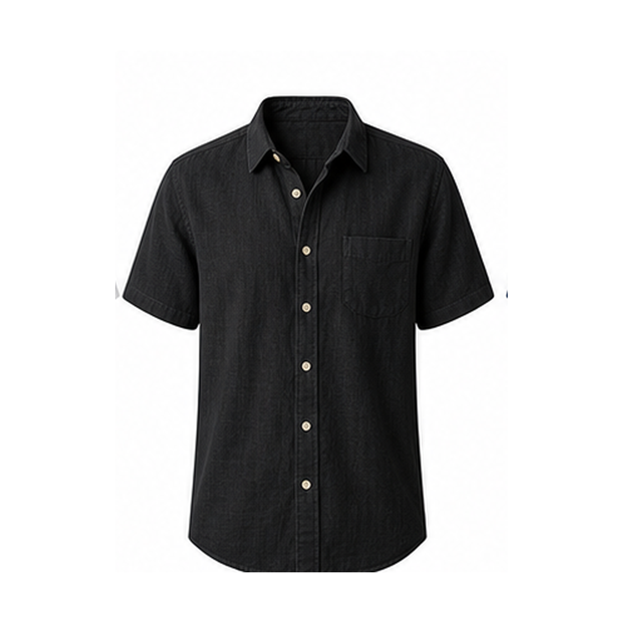 ⏰Clearance Sale⚡12-Pack for $36.99⚡Men's Lightweight Linen Blend Short Sleeve Button Down Shirt