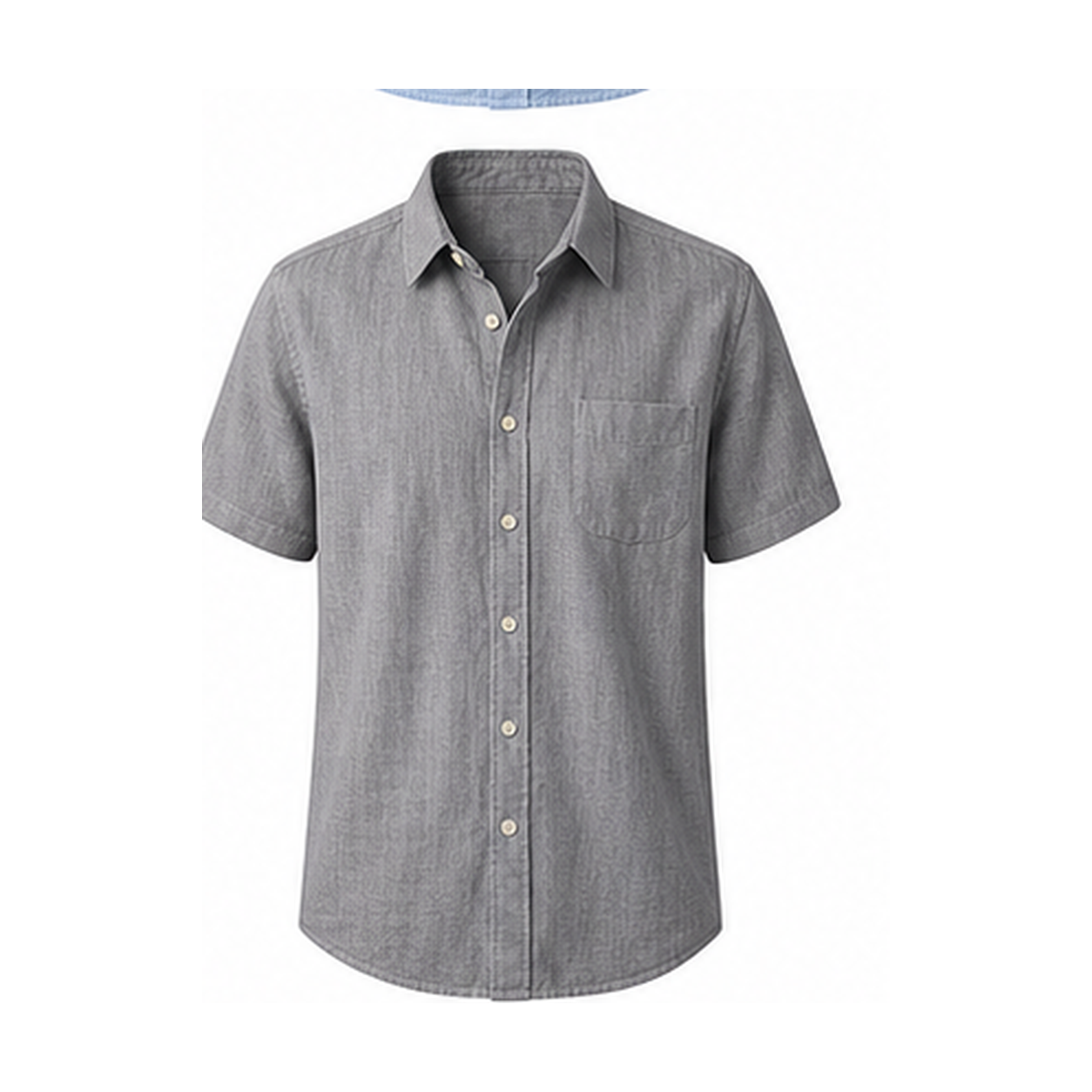 ⏰Clearance Sale⚡12-Pack for $36.99⚡Men's Lightweight Linen Blend Short Sleeve Button Down Shirt