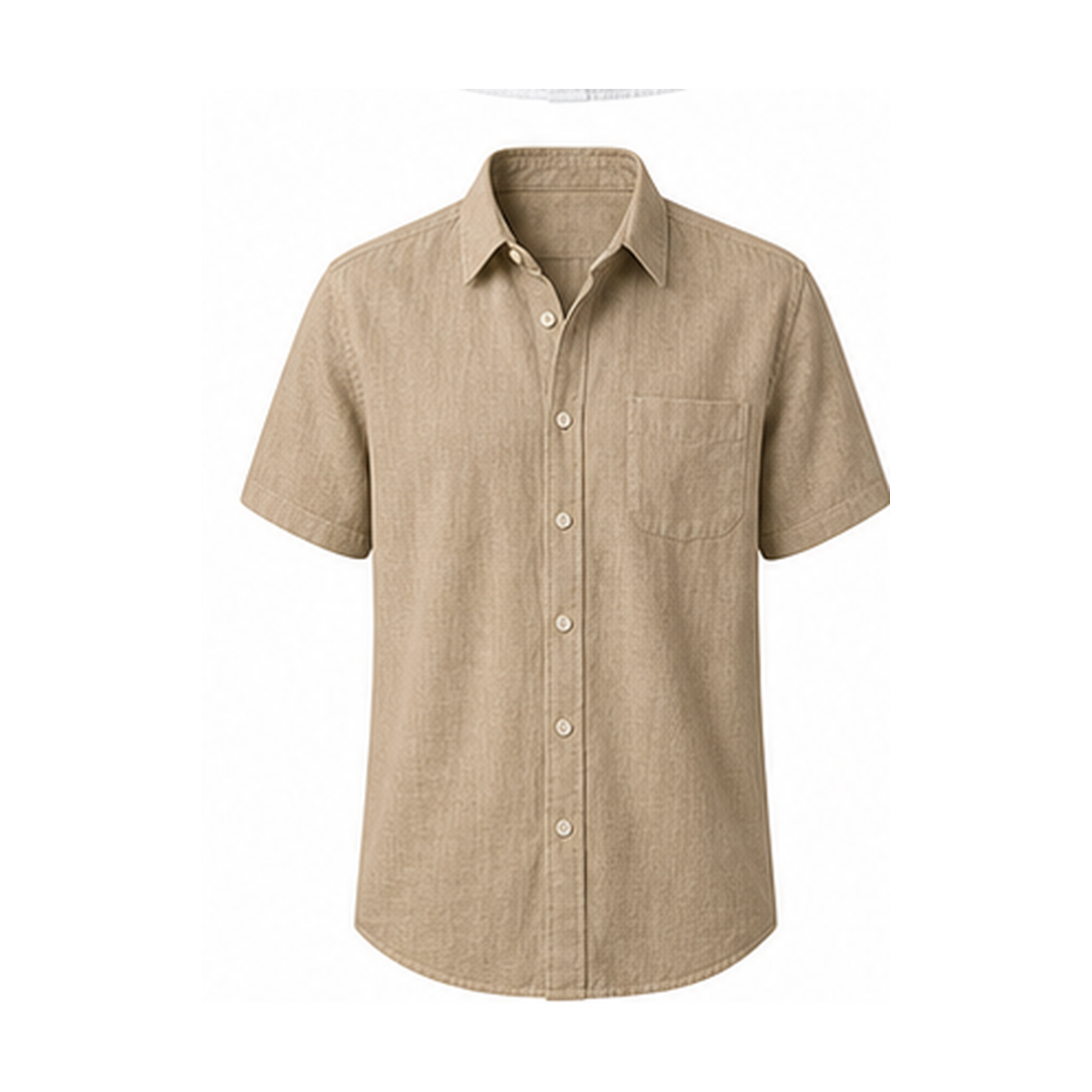 ⏰Clearance Sale⚡12-Pack for $36.99⚡Men's Lightweight Linen Blend Short Sleeve Button Down Shirt