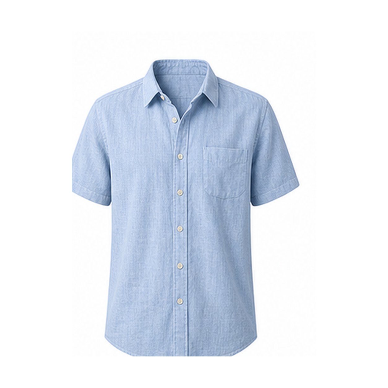 ⏰Clearance Sale⚡12-Pack for $36.99⚡Men's Lightweight Linen Blend Short Sleeve Button Down Shirt