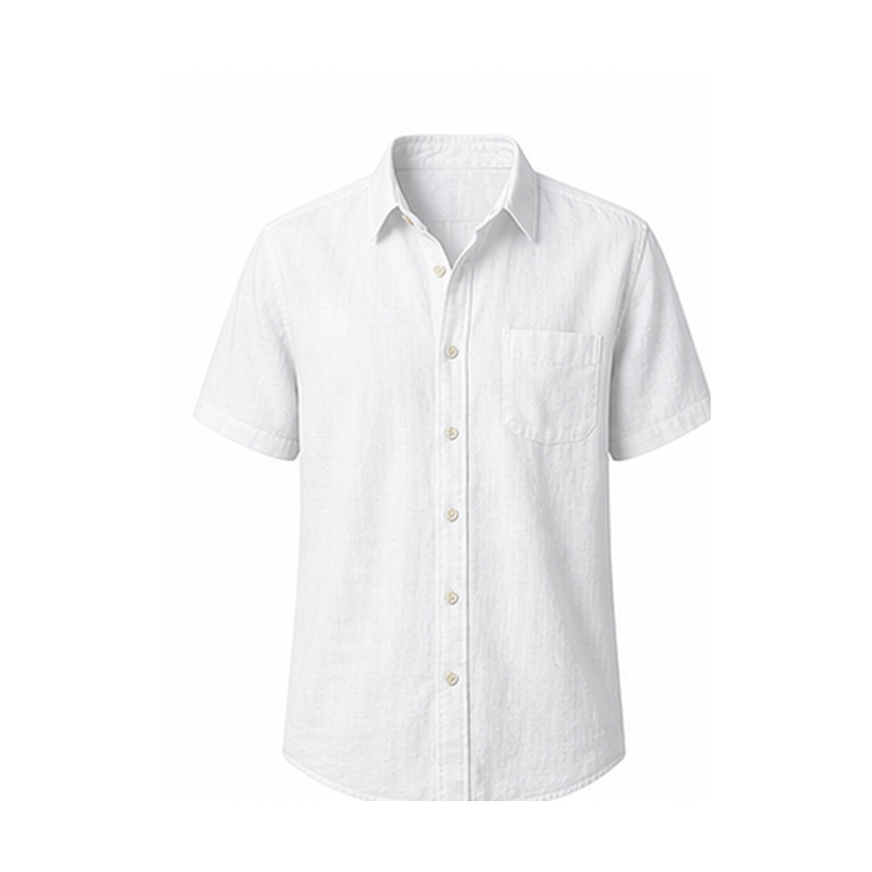 ⏰Clearance Sale⚡12-Pack for $36.99⚡Men's Lightweight Linen Blend Short Sleeve Button Down Shirt