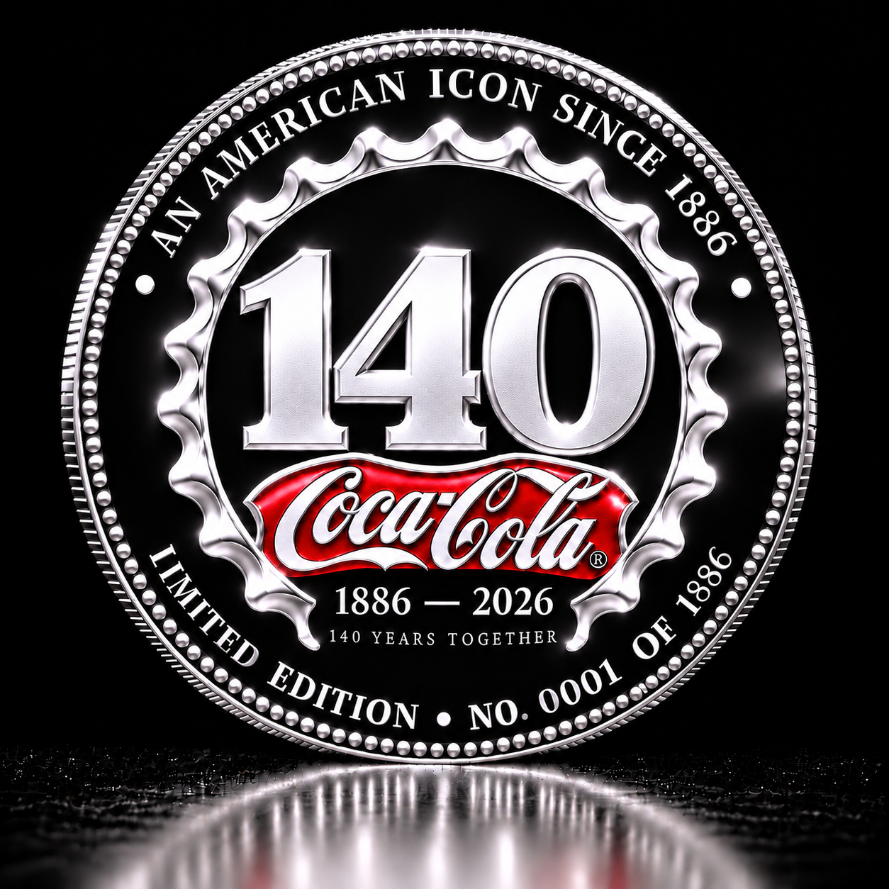 140 Years of Memories – Coca-Cola 140th Anniversary Legendary Commemorative Coin