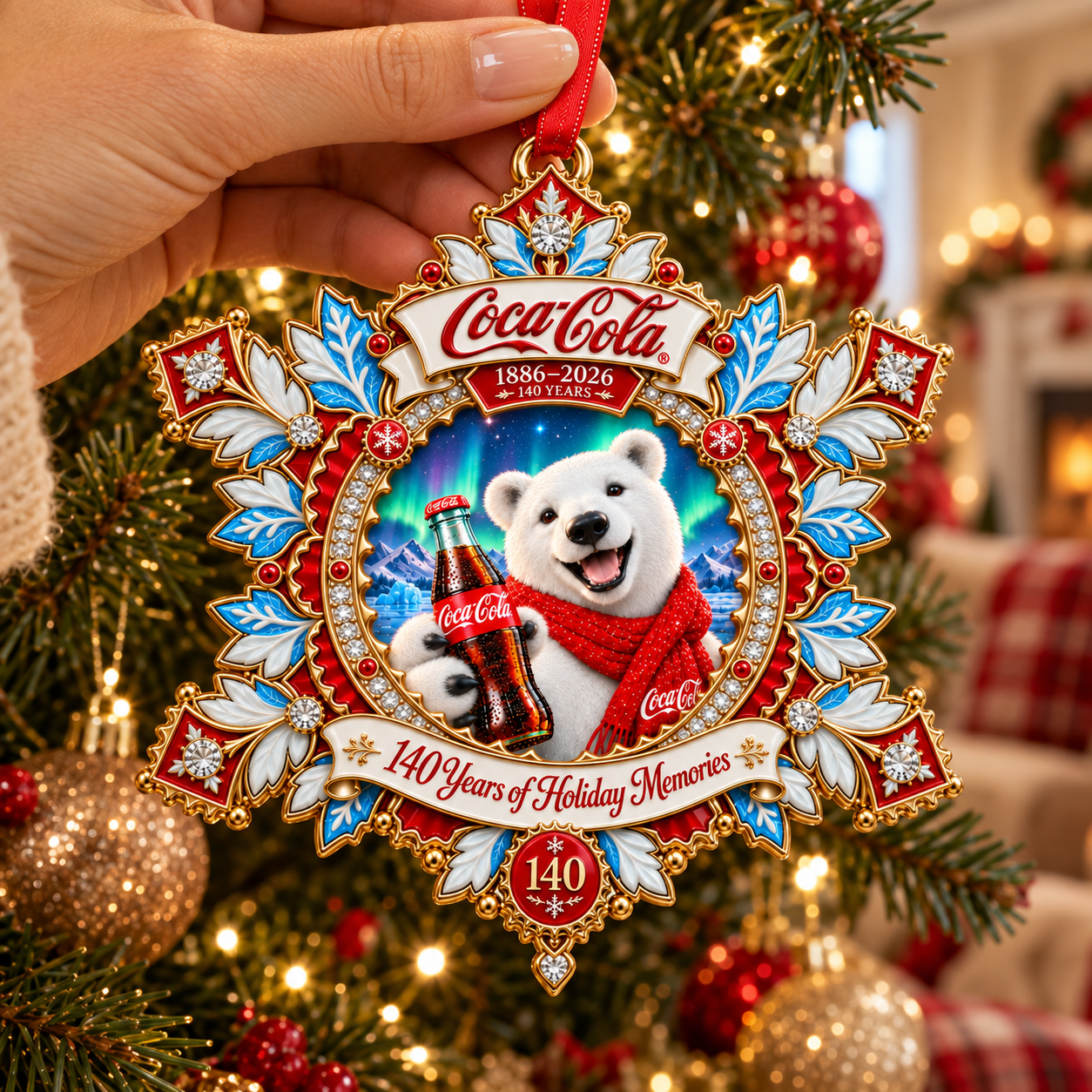 Made for the Christmases You Remember – Coca-Cola 140th Anniversary Tree Ornament