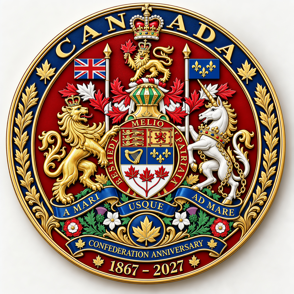 🍁 A Legacy of History & Pride – 🇨🇦 Canada 160th Anniversary Commemorative Legendary Memorial Coin