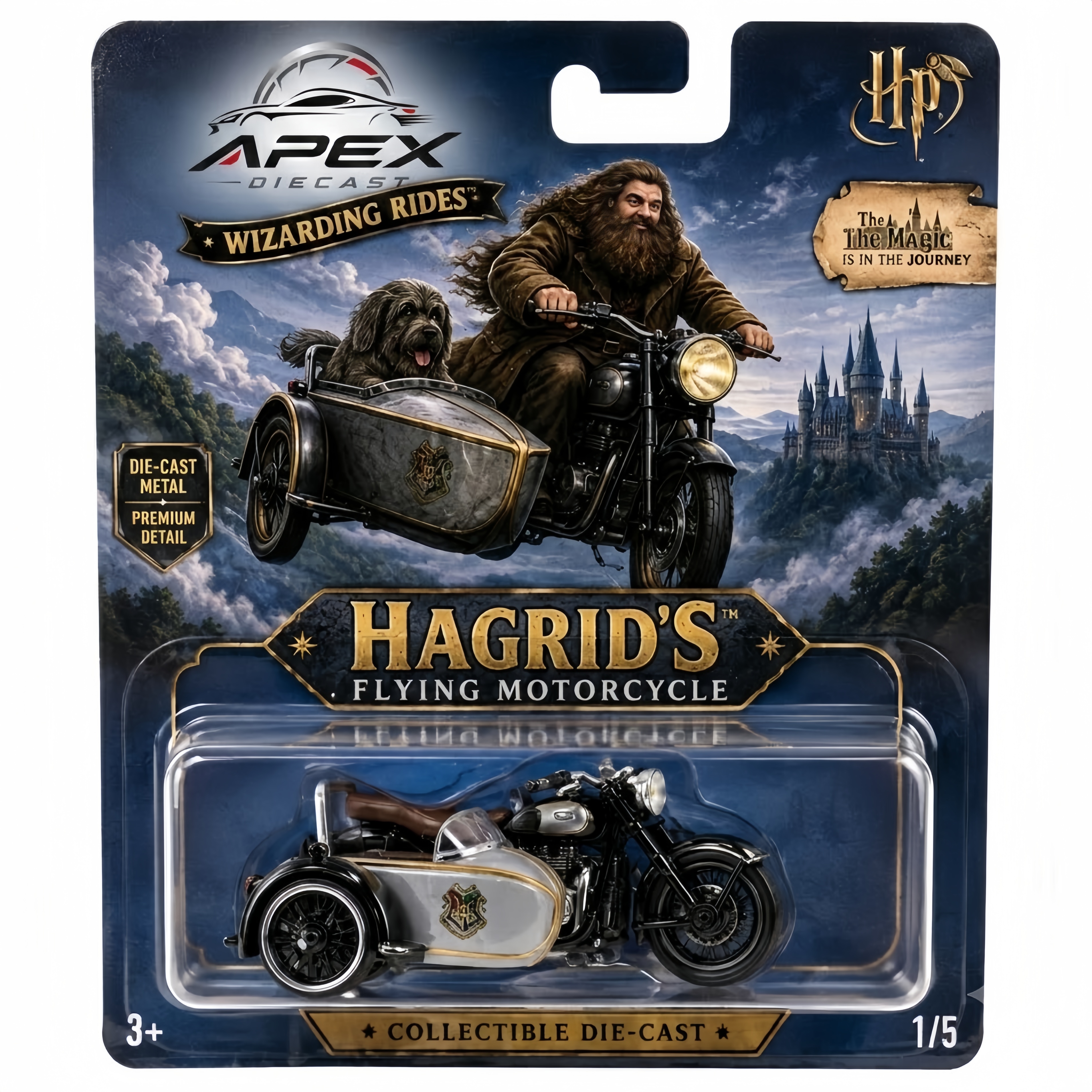 Hagrid’s Flying Motorcycle Collectible Die-Cast Model