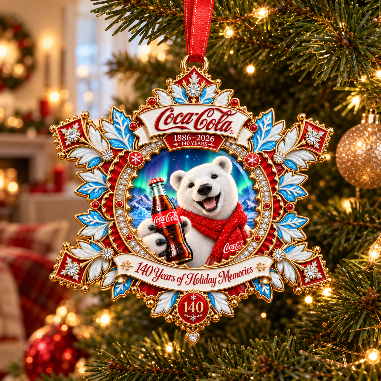 Made for the Christmases You Remember – Coca-Cola 140th Anniversary Tree Ornament