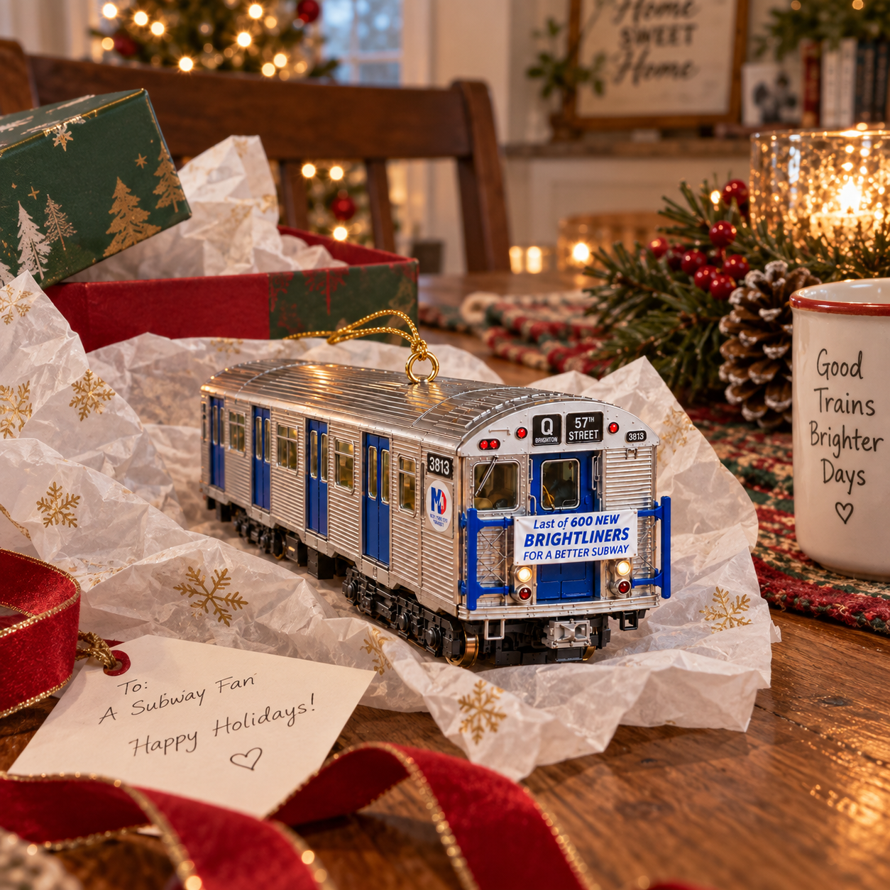 🚇💙 Final Ride of a Legend – R32 Farewell Ornament
