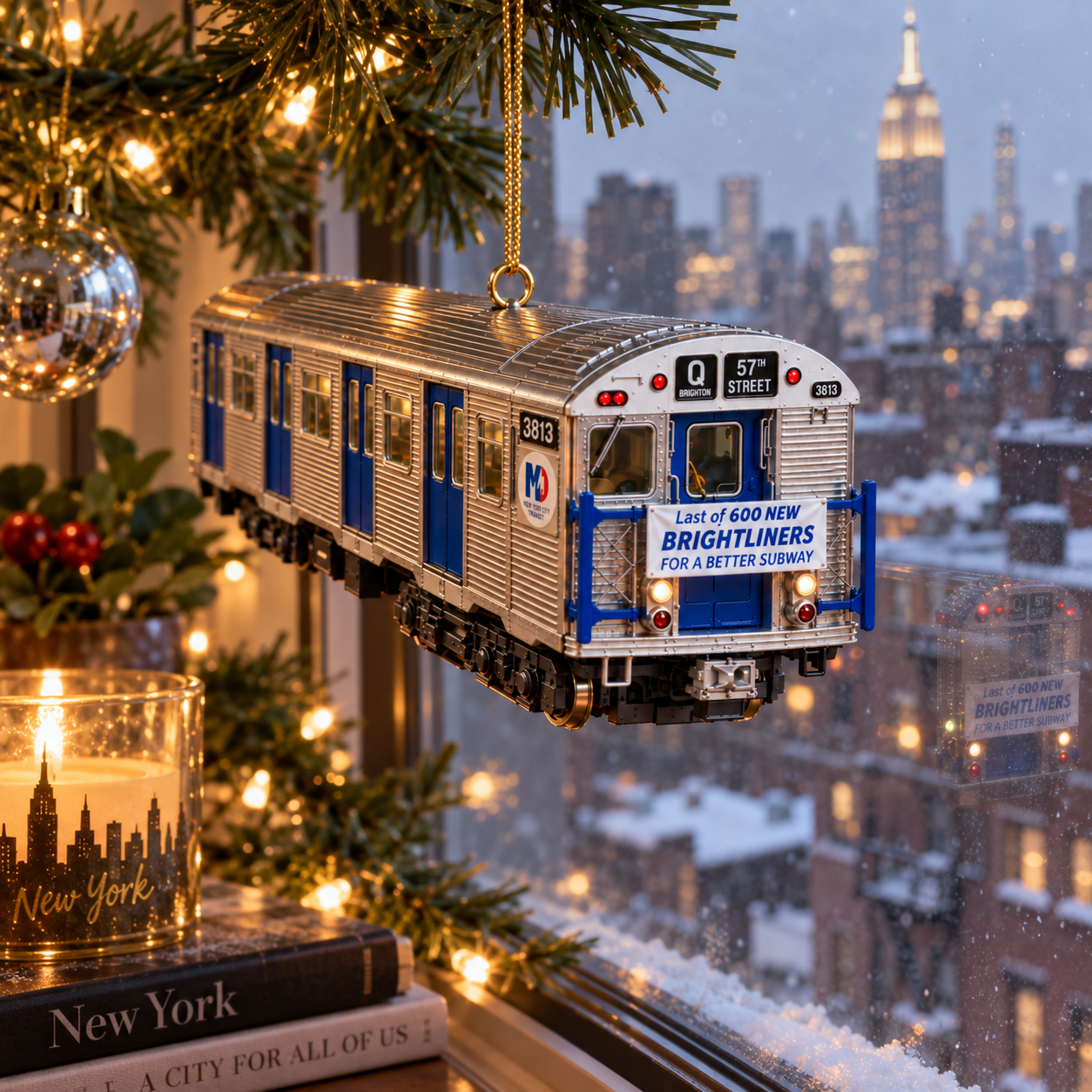 🚇💙 Final Ride of a Legend – R32 Farewell Ornament