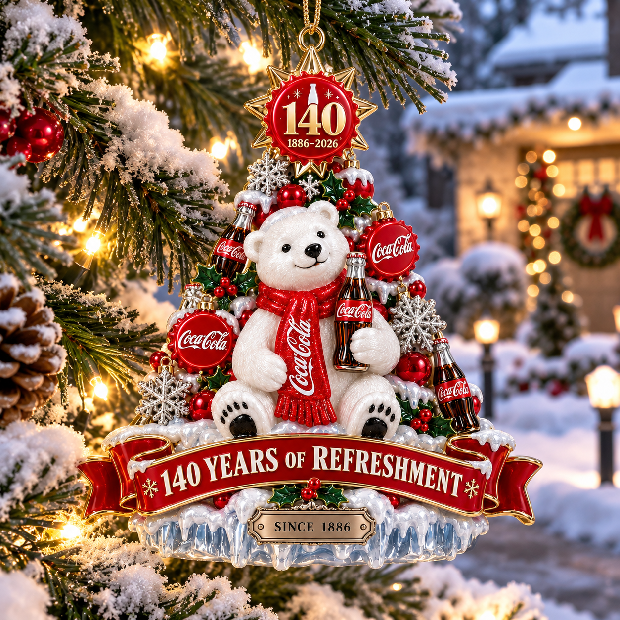 Made for the Christmases You Remember – Coca-Cola 140th Anniversary Tree Ornament