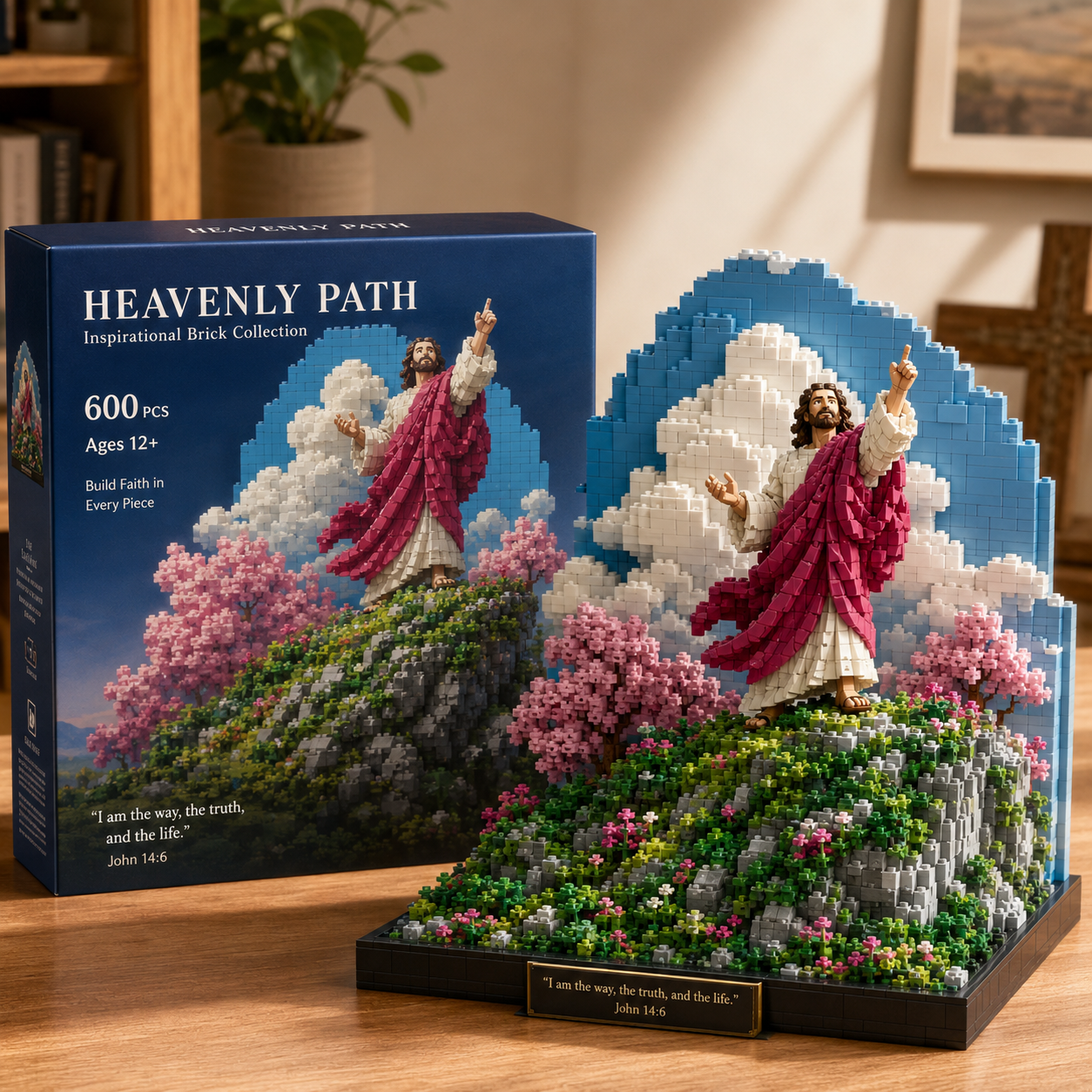 Heavenly Path Jesus Brick Display Set