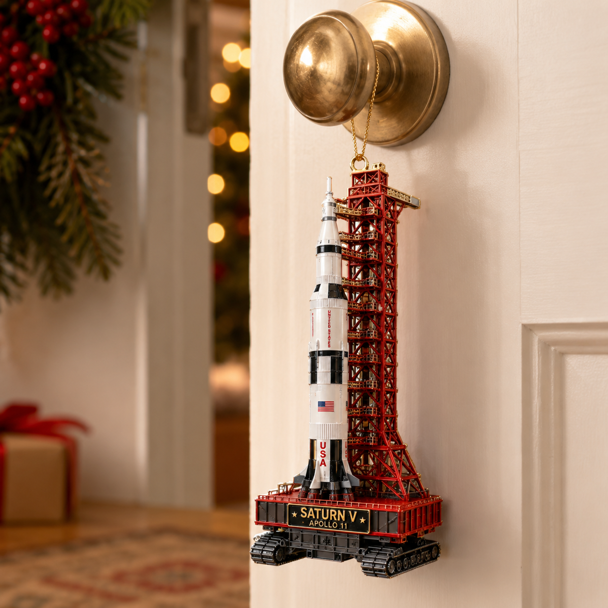 🚀 Saturn V & Mobile Launcher Apollo 11 57th Anniversary Commemorative Ornament