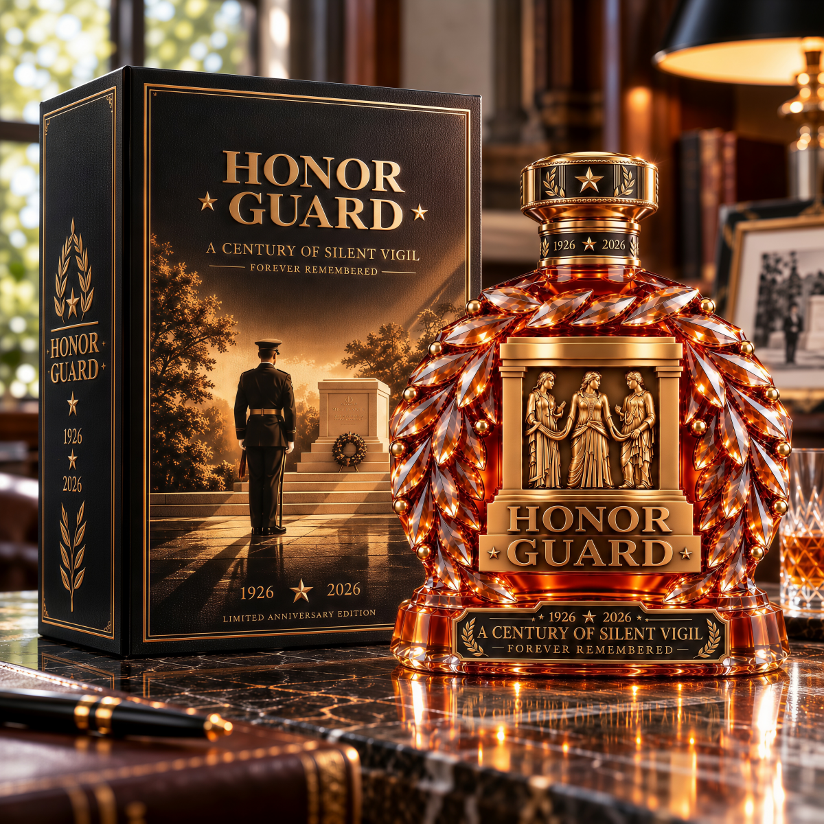 A Century of Honor - Tomb Guard Centennial Legendary Whiskey Decanter