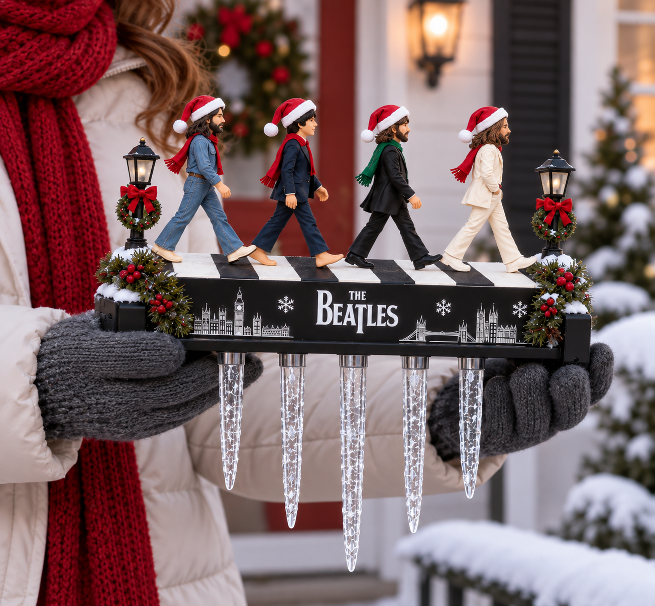 🎸✨ The Beatles Abbey Road Legendary Icicle Light Decor