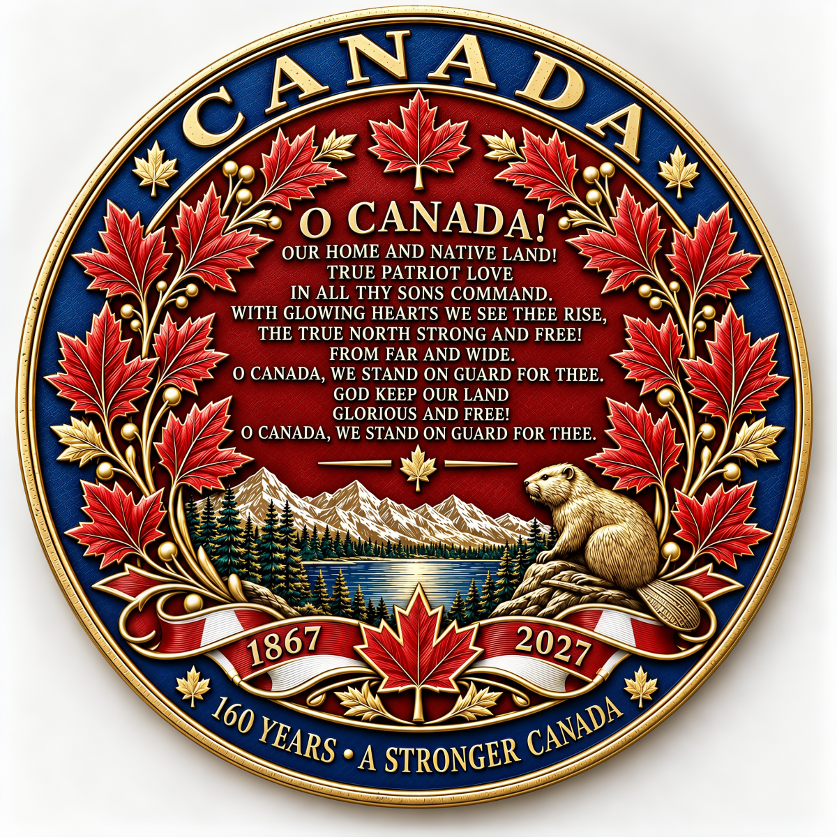 🍁 A Legacy of History & Pride – 🇨🇦 Canada 160th Anniversary Commemorative Legendary Memorial Coin