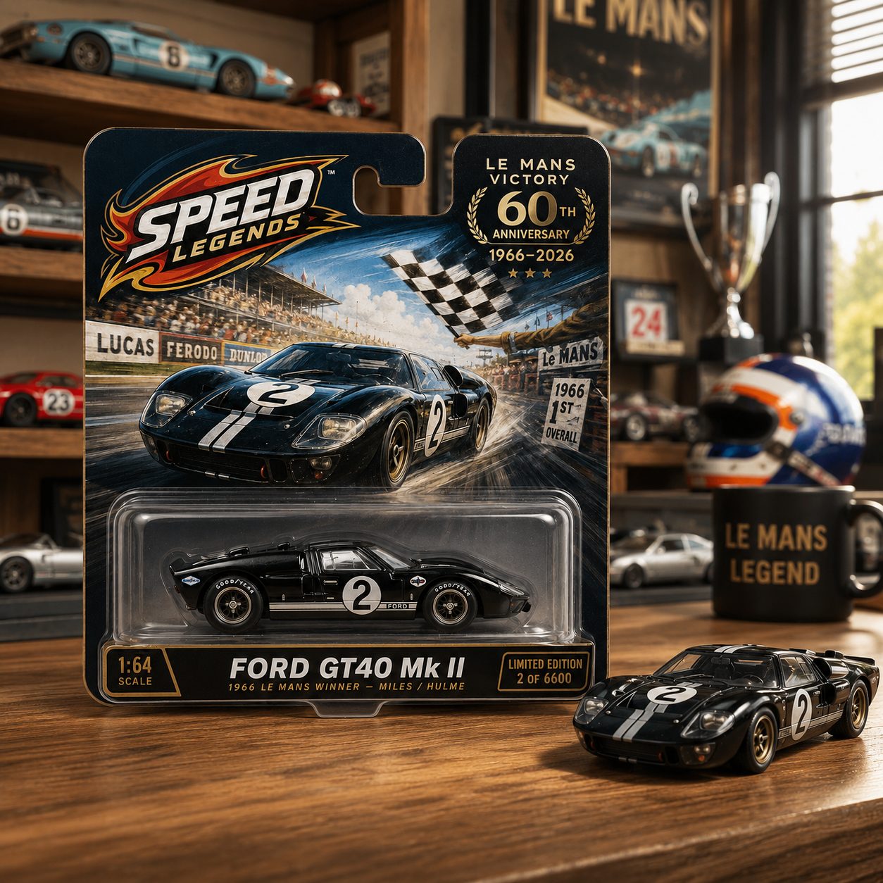 1966 GT40 Mk II｜Le Mans Victory 60th Anniversary Collector Edition