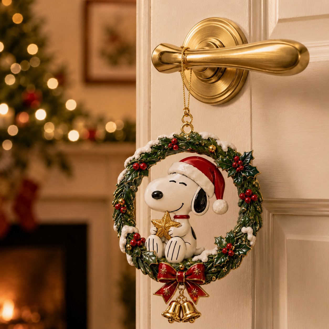 The World-Famous Beagle 75th Anniversary Christmas Wreath Ornament – Holiday Collector Edition