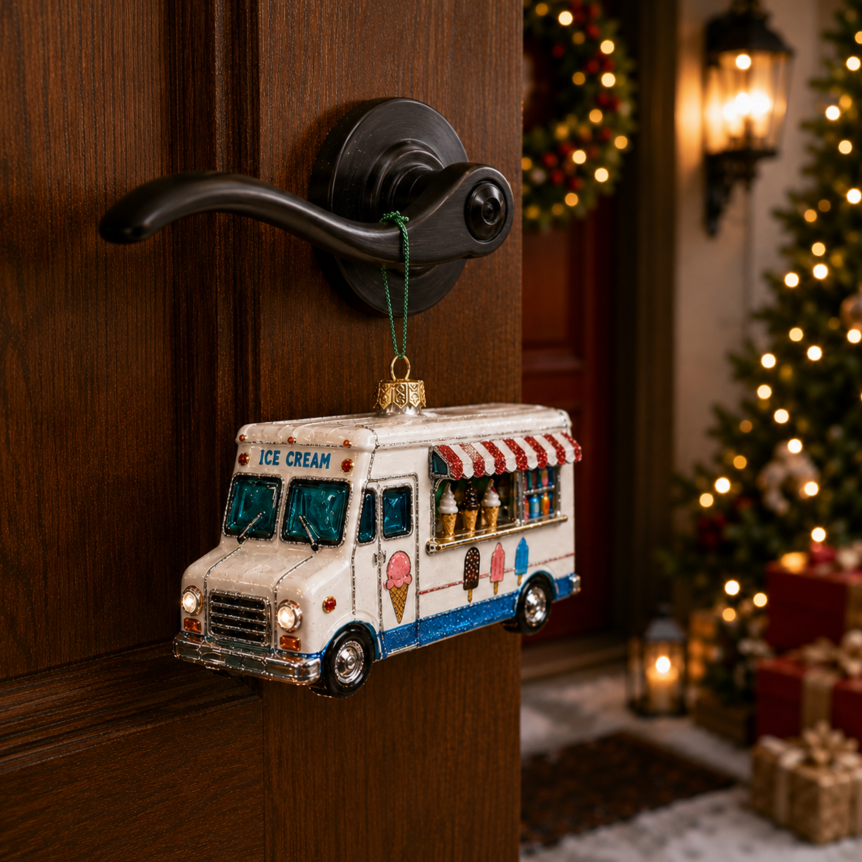 Sweet Ride Ice Cream Truck Christmas Ornament 🍦🚐