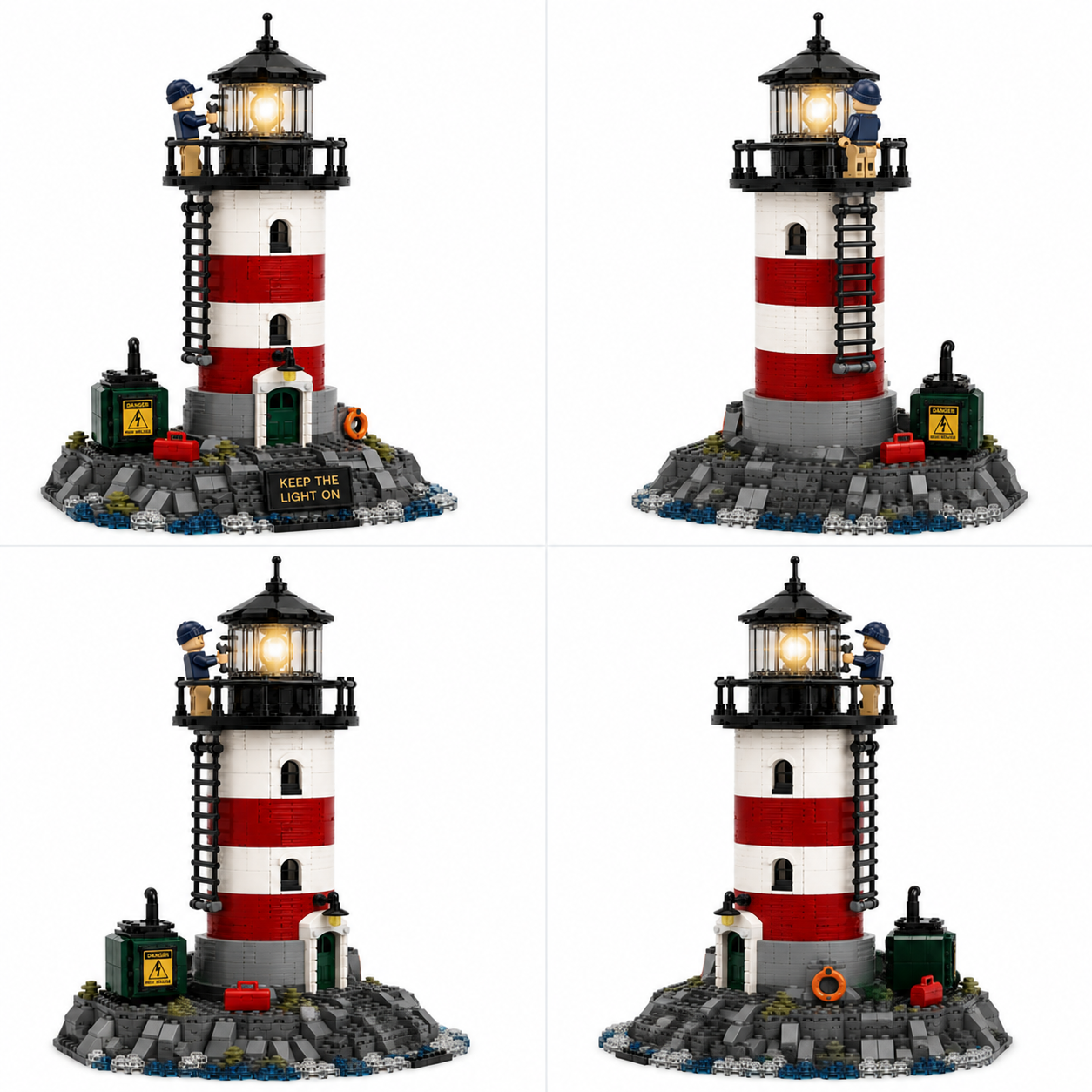 KEEP THE LIGHT ON — Stormwatch Lighthouse Building Set