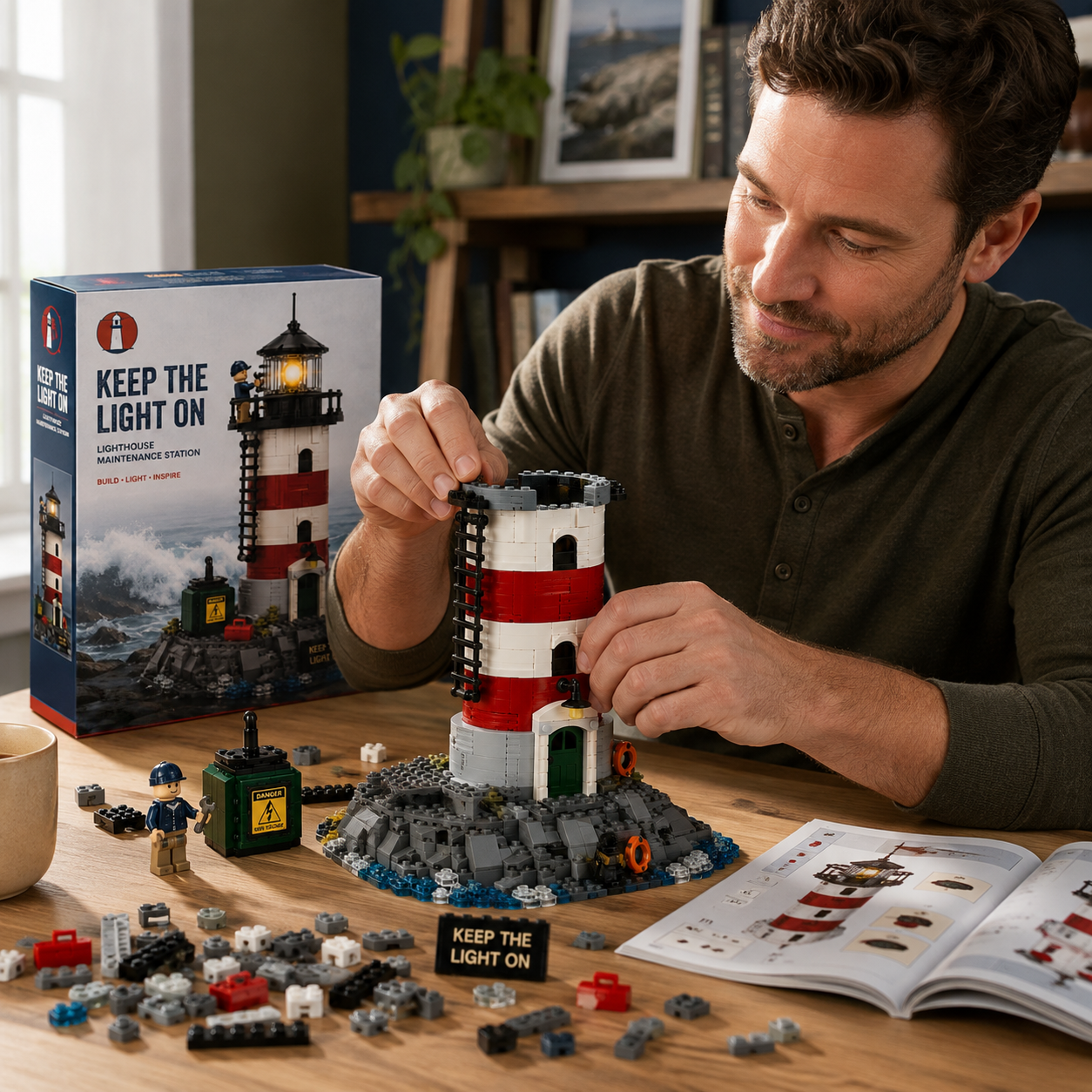 KEEP THE LIGHT ON — Stormwatch Lighthouse Building Set