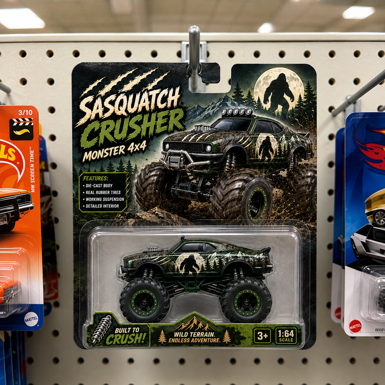 Sasquatch Crusher Forest Monster Truck Collectible