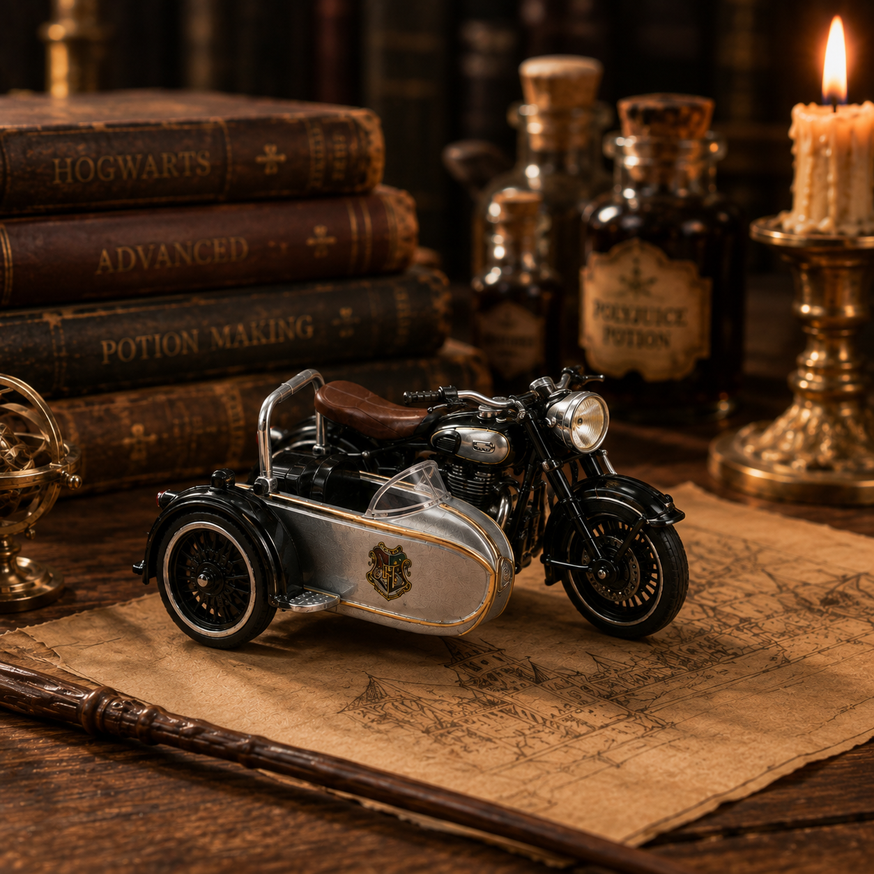 Hagrid’s Flying Motorcycle Collectible Die-Cast Model