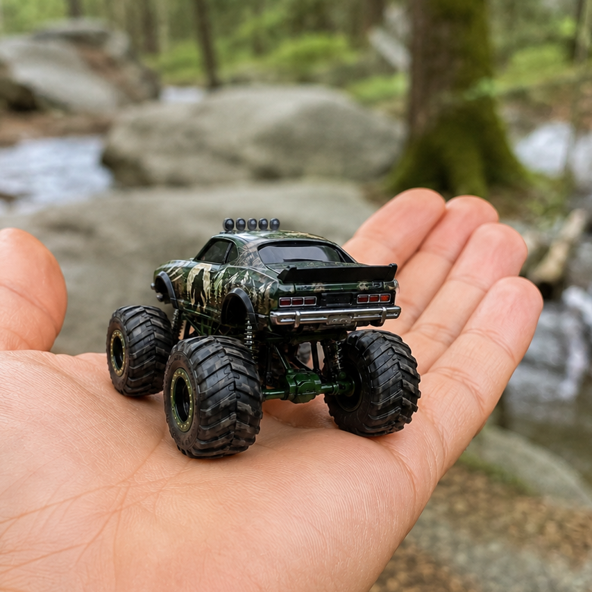 Sasquatch Crusher Forest Monster Truck Collectible
