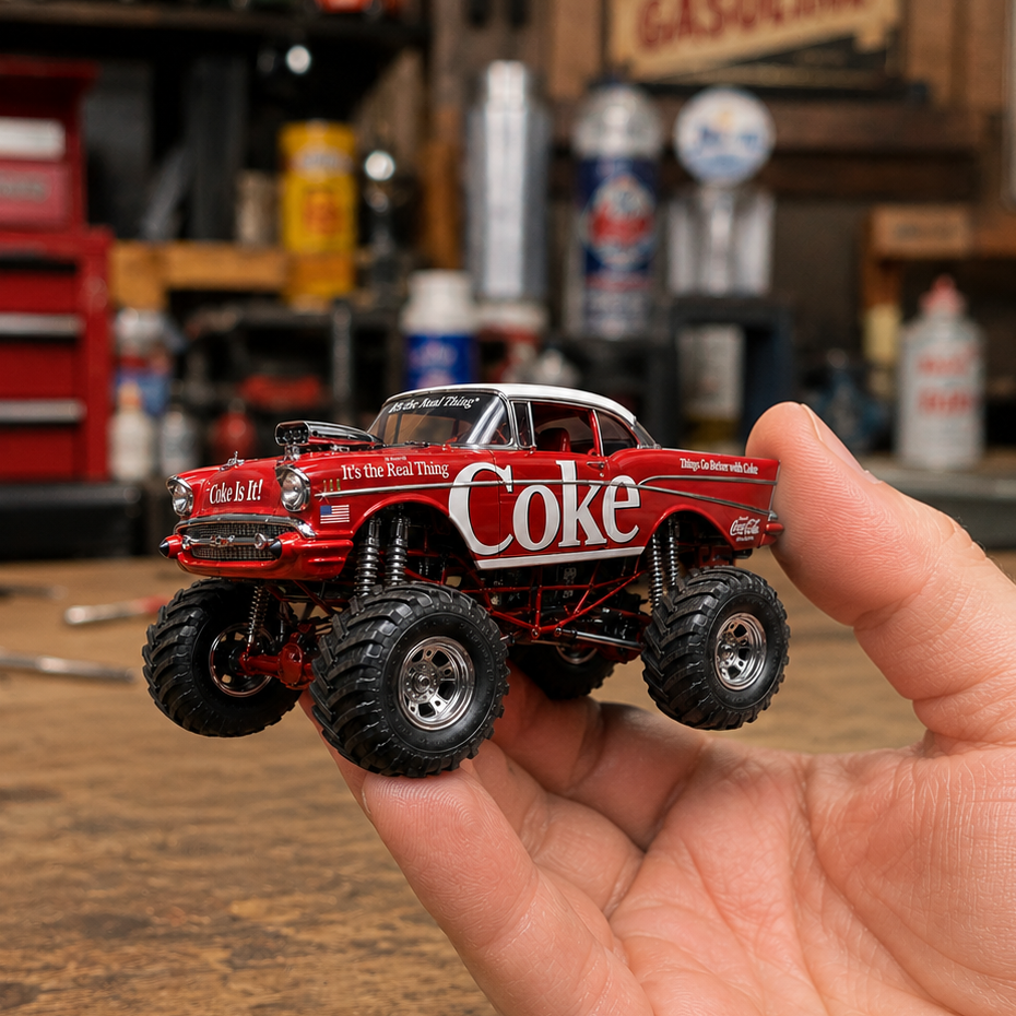 1957 Bel Air Classic Cola 140th Anniversary Monster Truck Collectible