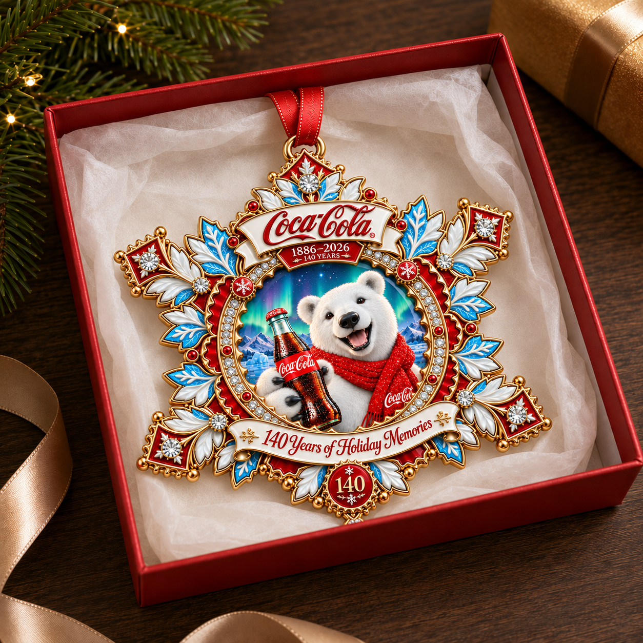 Made for the Christmases You Remember – Coca-Cola 140th Anniversary Tree Ornament