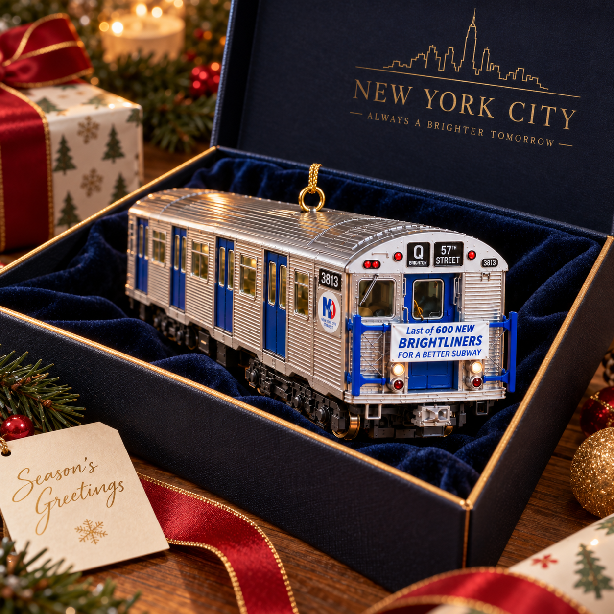 🚇💙 Final Ride of a Legend – R32 Farewell Ornament