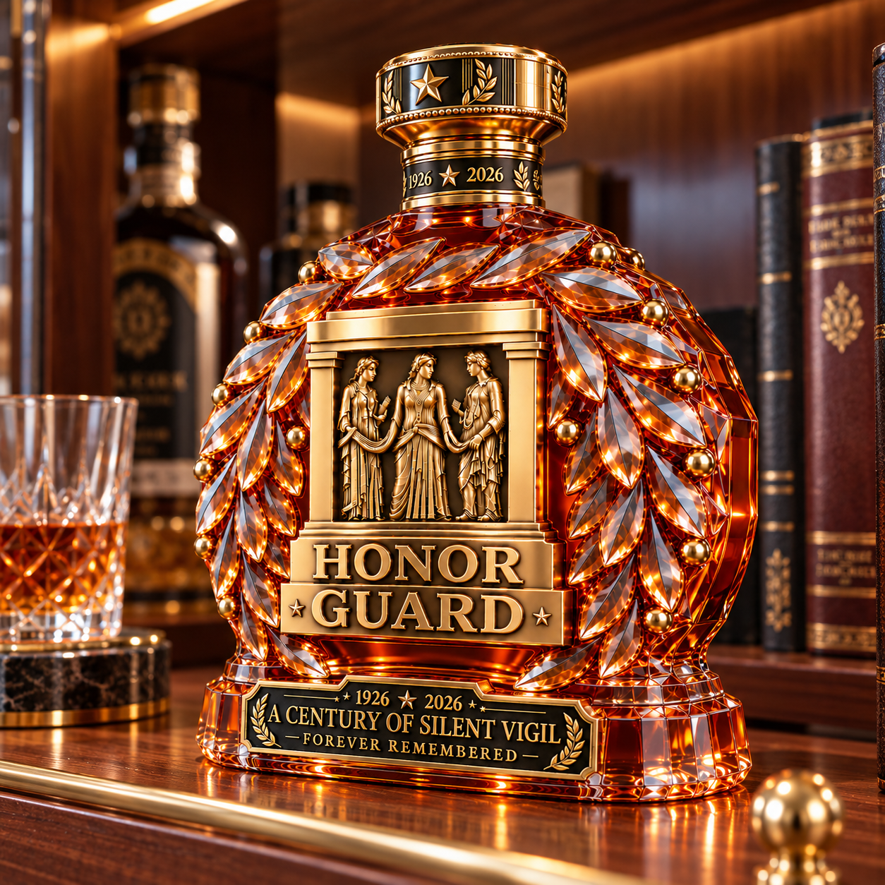 A Century of Honor - Tomb Guard Centennial Legendary Whiskey Decanter